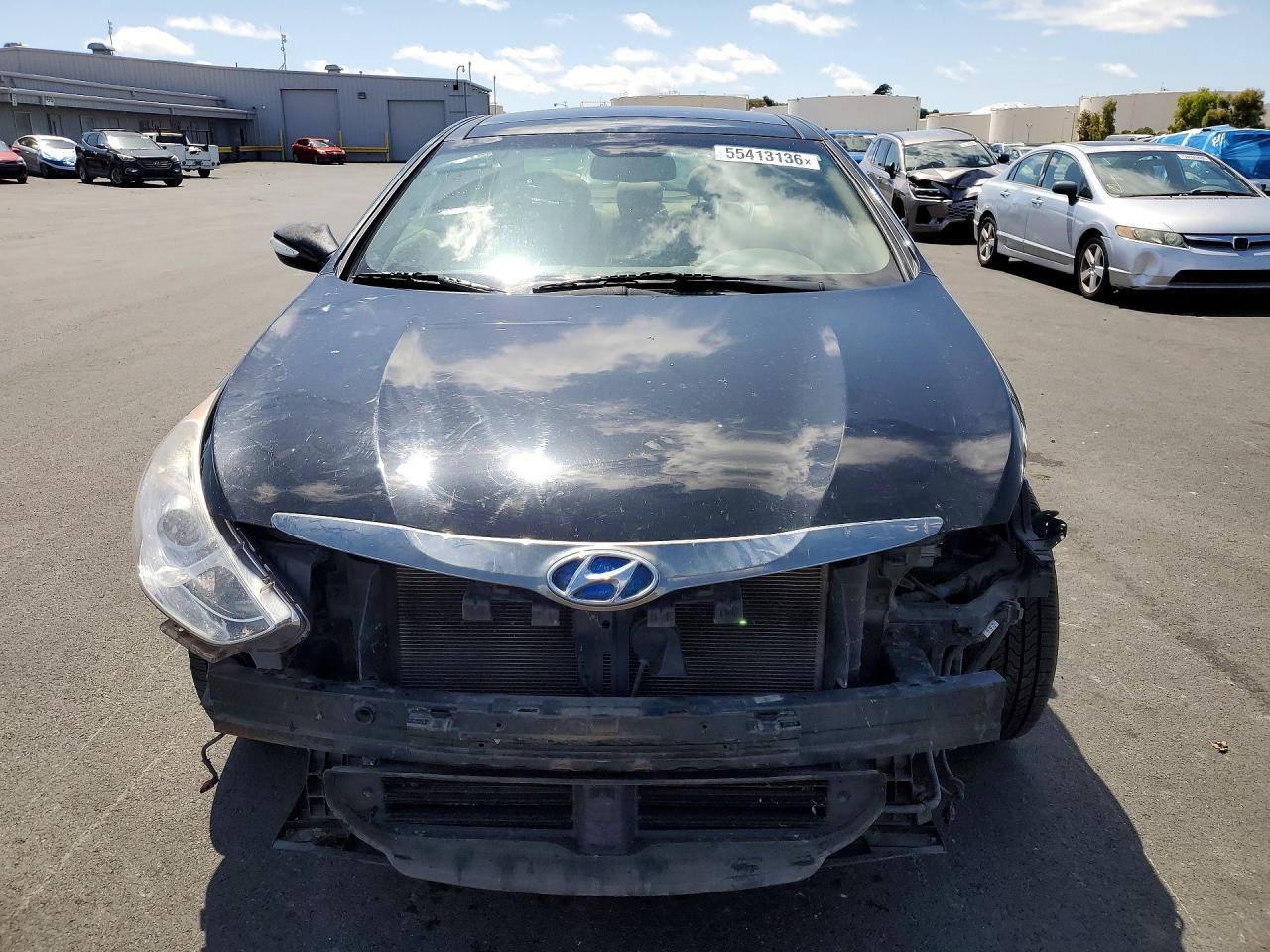 2015 Hyundai Sonata Hybrid Limited Black vin: KMHEC4A43FA120878