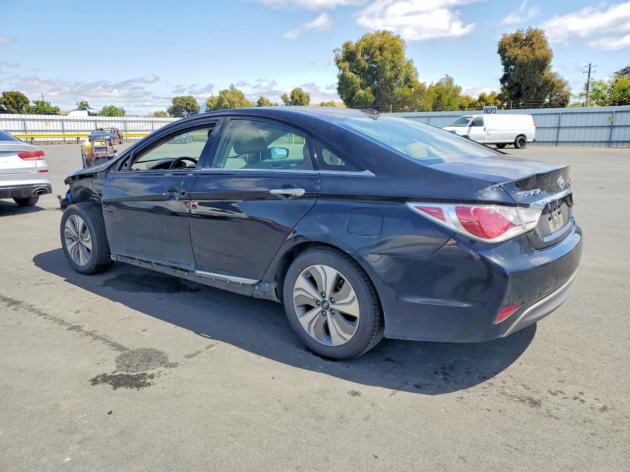 2015 Hyundai Sonata Hybrid Limited Black vin: KMHEC4A43FA120878