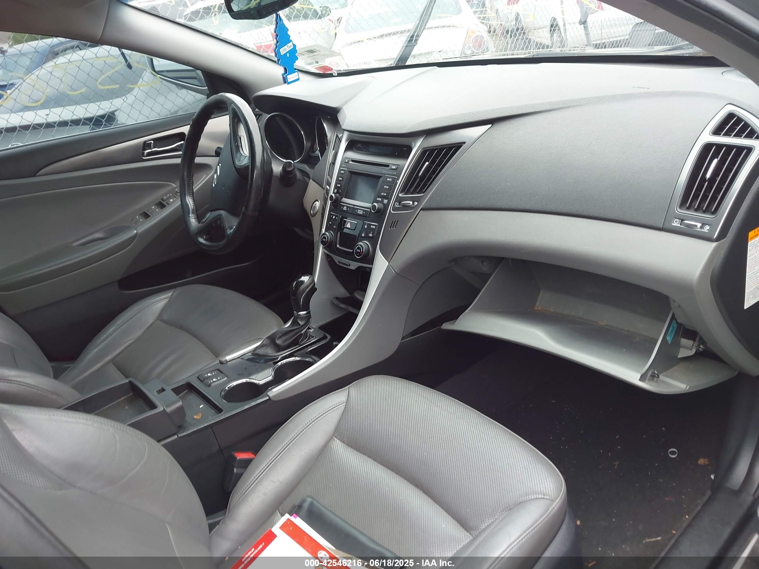 2015 Hyundai Sonata Hybrid Limited Gray vin: KMHEC4A43FA122968
