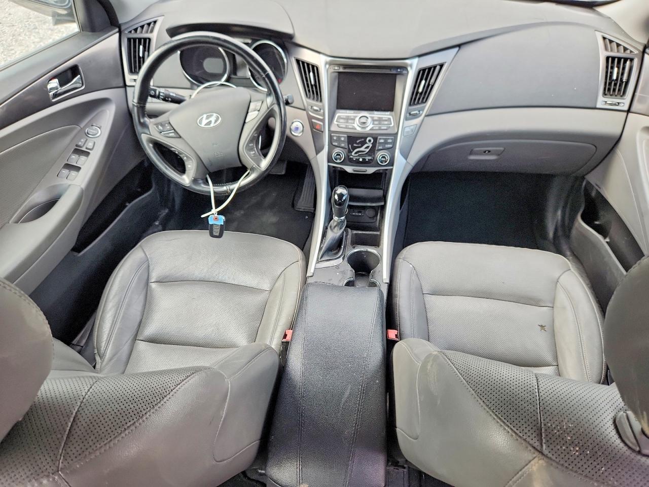 2015 Hyundai Sonata Hybrid Limited Black vin: KMHEC4A43FA124512