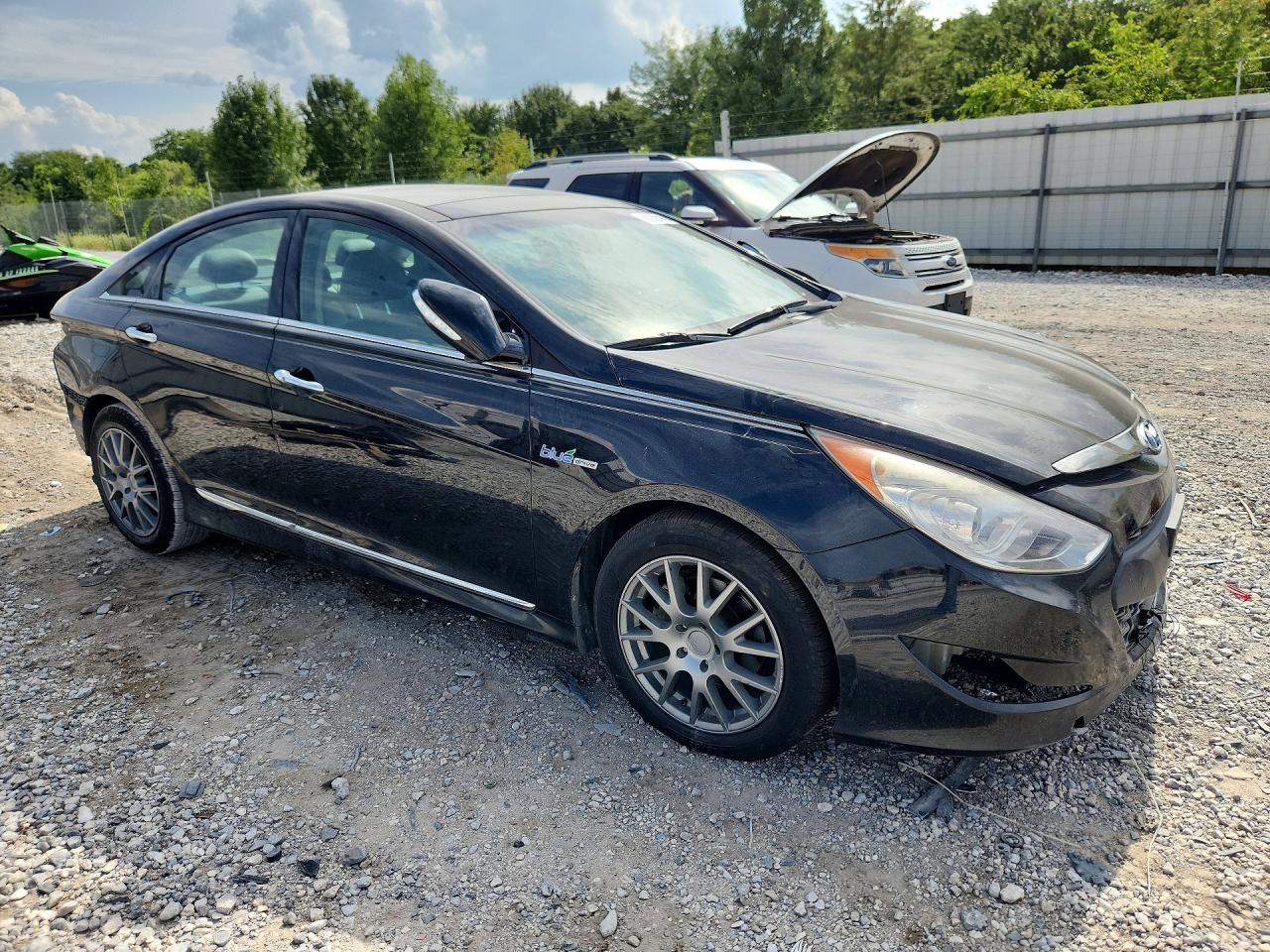 2015 Hyundai Sonata Hybrid Limited Black vin: KMHEC4A43FA124512