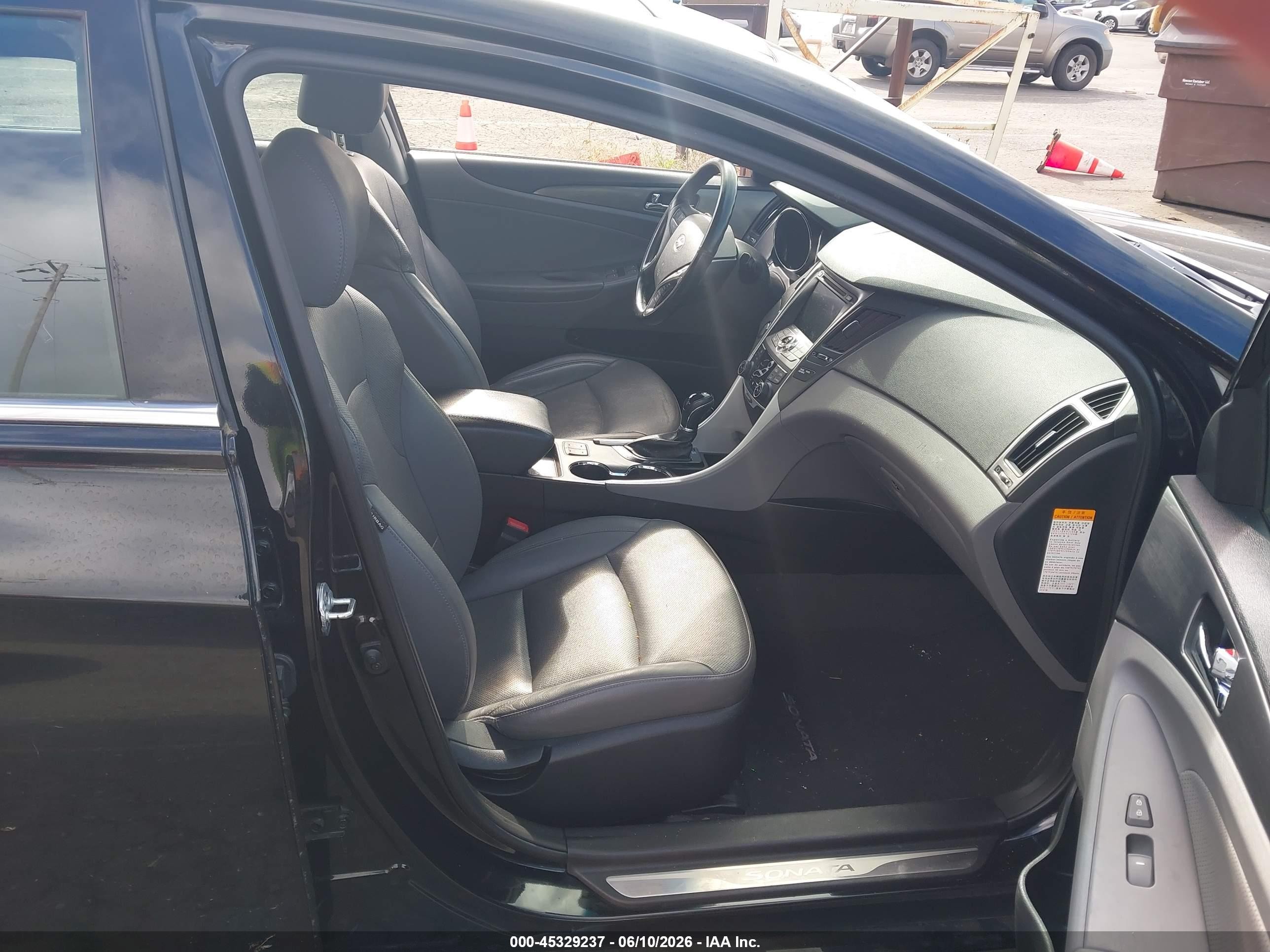 2015 Hyundai Sonata Hybrid Limited Black vin: KMHEC4A43FA127510
