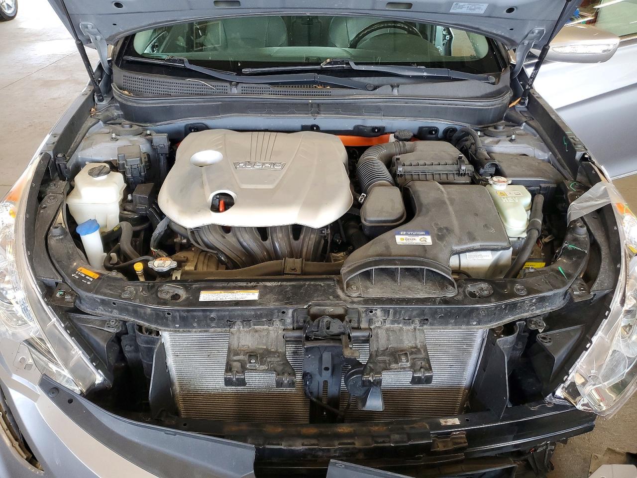 2015 Hyundai Sonata Hybrid Limited Gray vin: KMHEC4A43FA129399