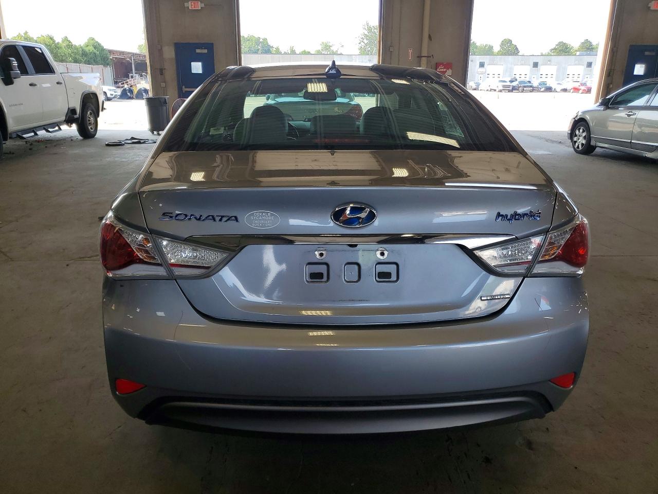2015 Hyundai Sonata Hybrid Limited Gray vin: KMHEC4A43FA129399