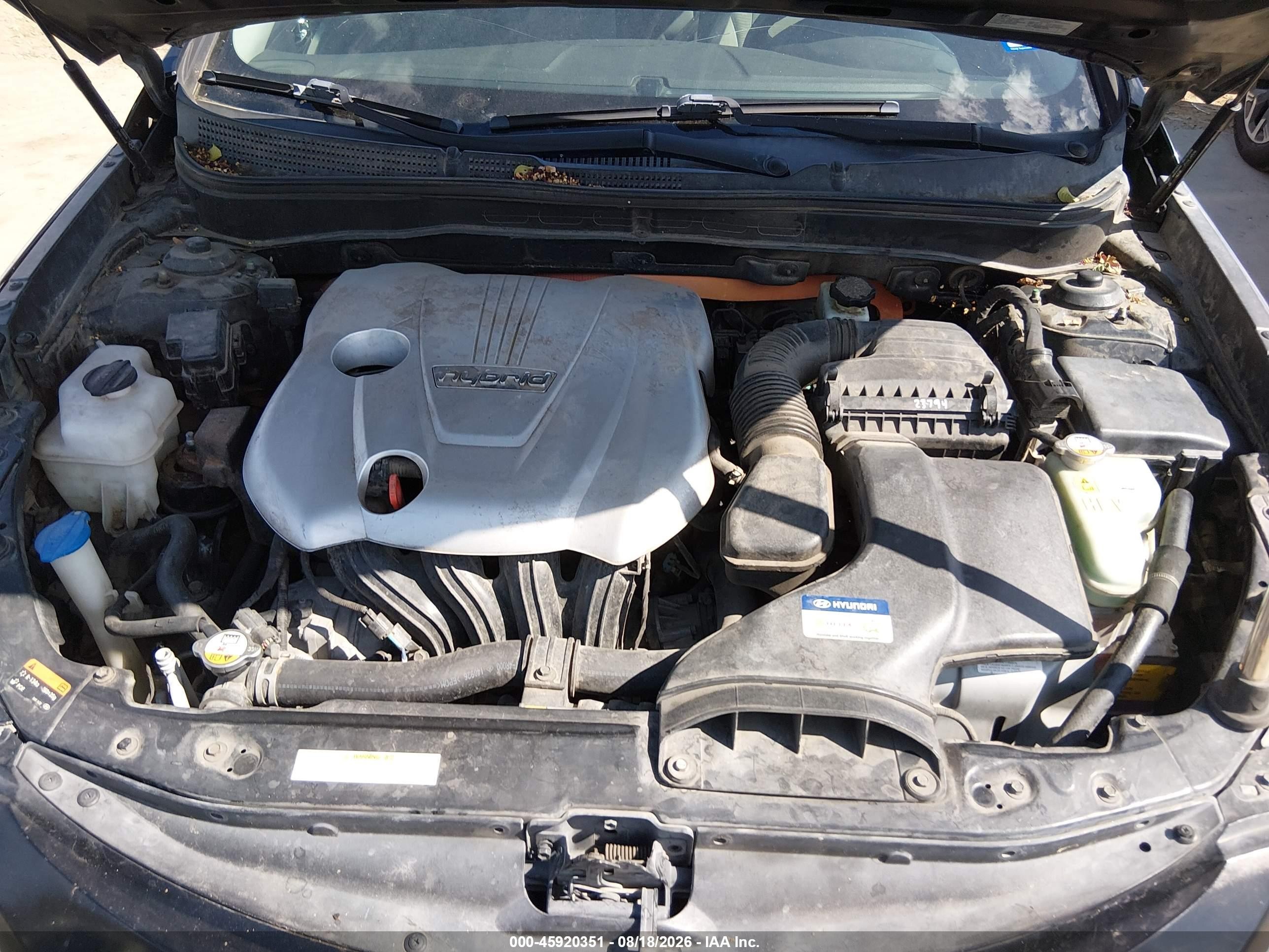 2015 Hyundai Sonata Hybrid   Black vin: KMHEC4A43FA133999
