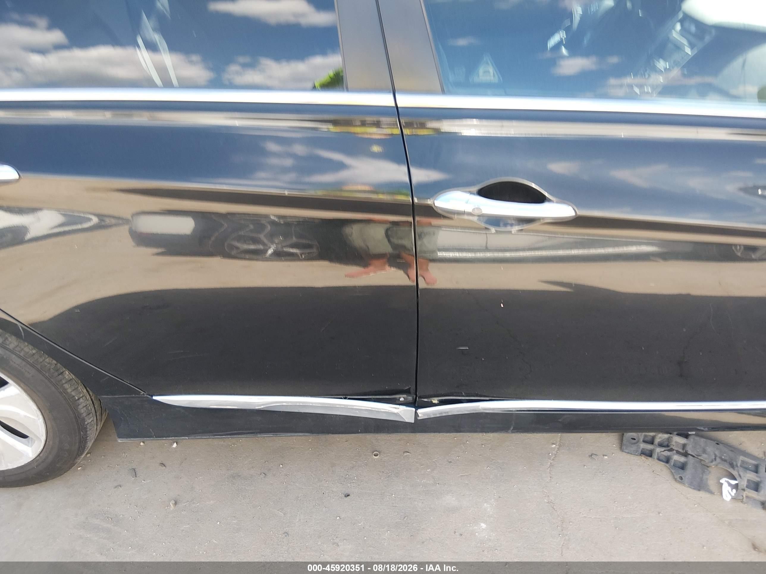 2015 Hyundai Sonata Hybrid   Black vin: KMHEC4A43FA133999