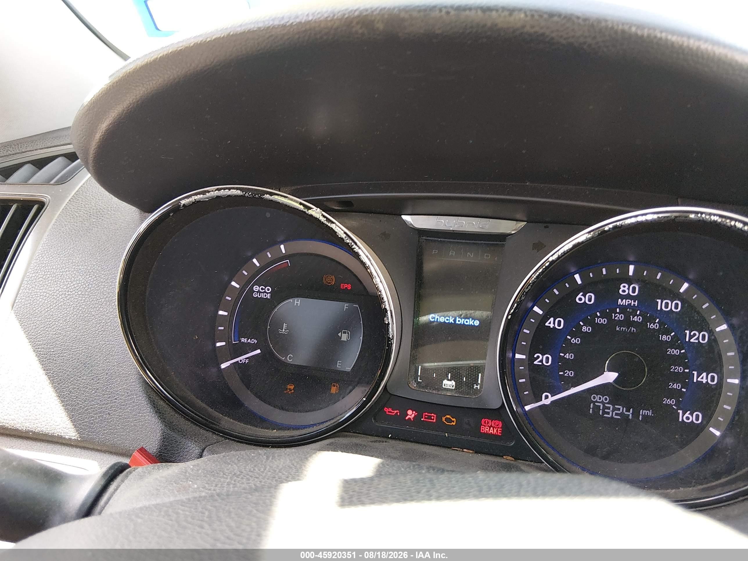 2015 Hyundai Sonata Hybrid   Black vin: KMHEC4A43FA133999
