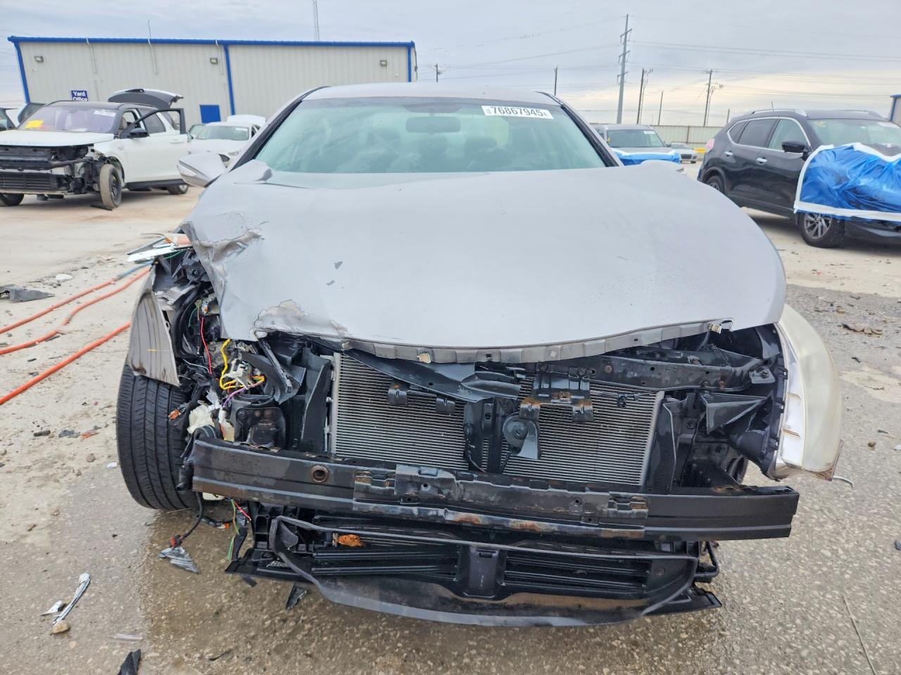 2011 Hyundai Sonata Hybrid Base Серебряный vin: KMHEC4A44BA006527