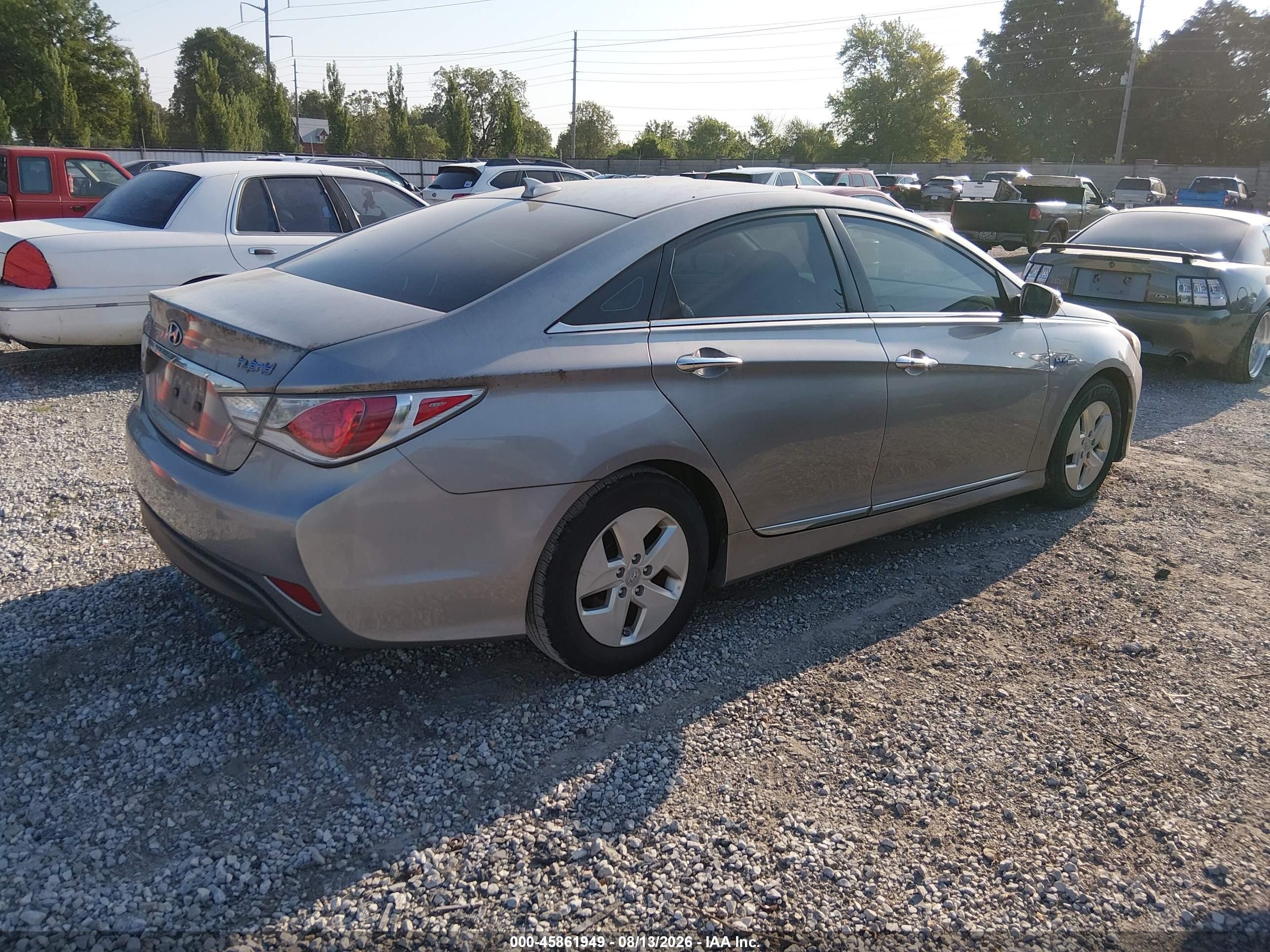 2012 Hyundai Sonata Hybrid   Beige vin: KMHEC4A44CA026908