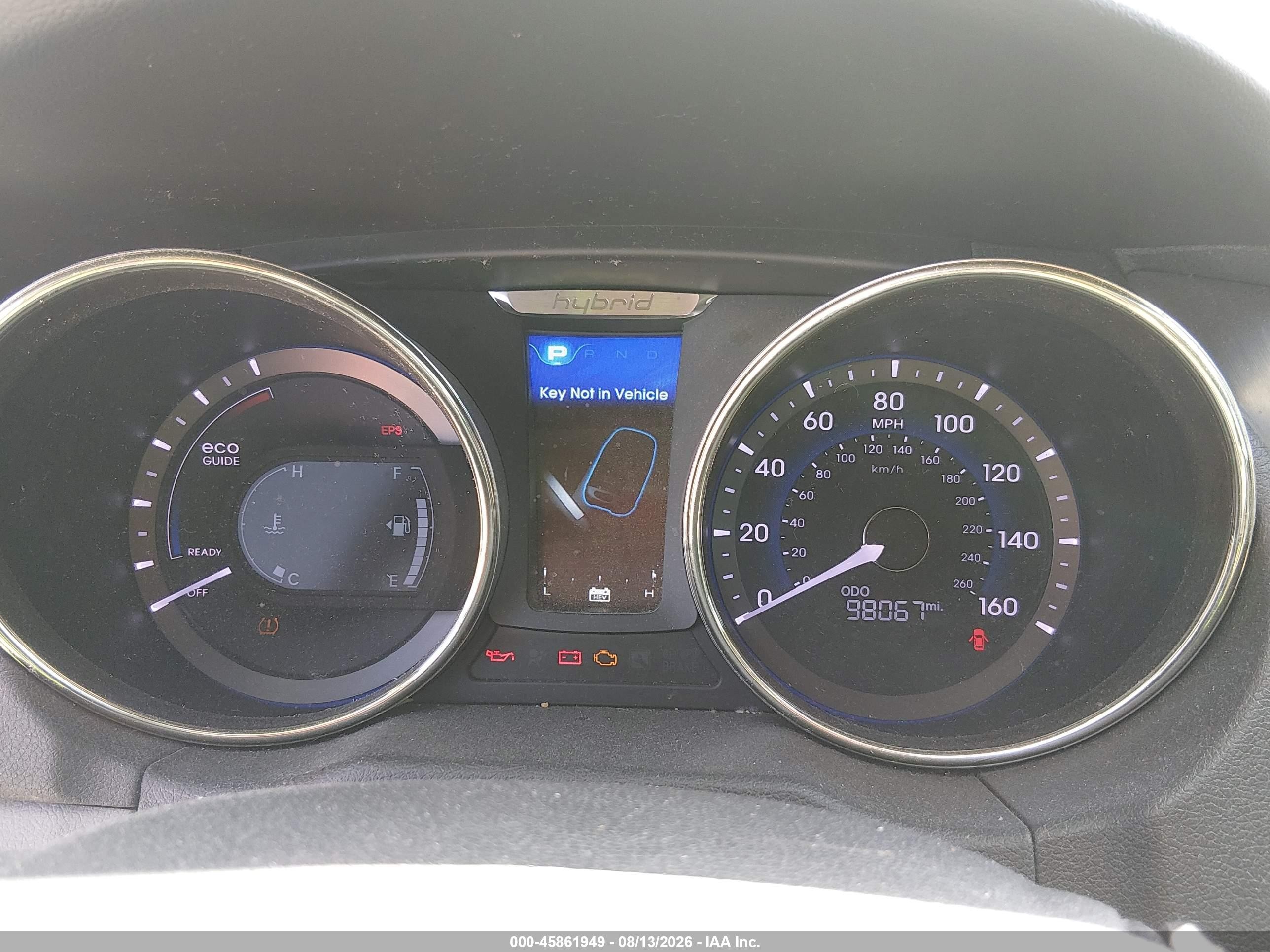 2012 Hyundai Sonata Hybrid   Beige vin: KMHEC4A44CA026908