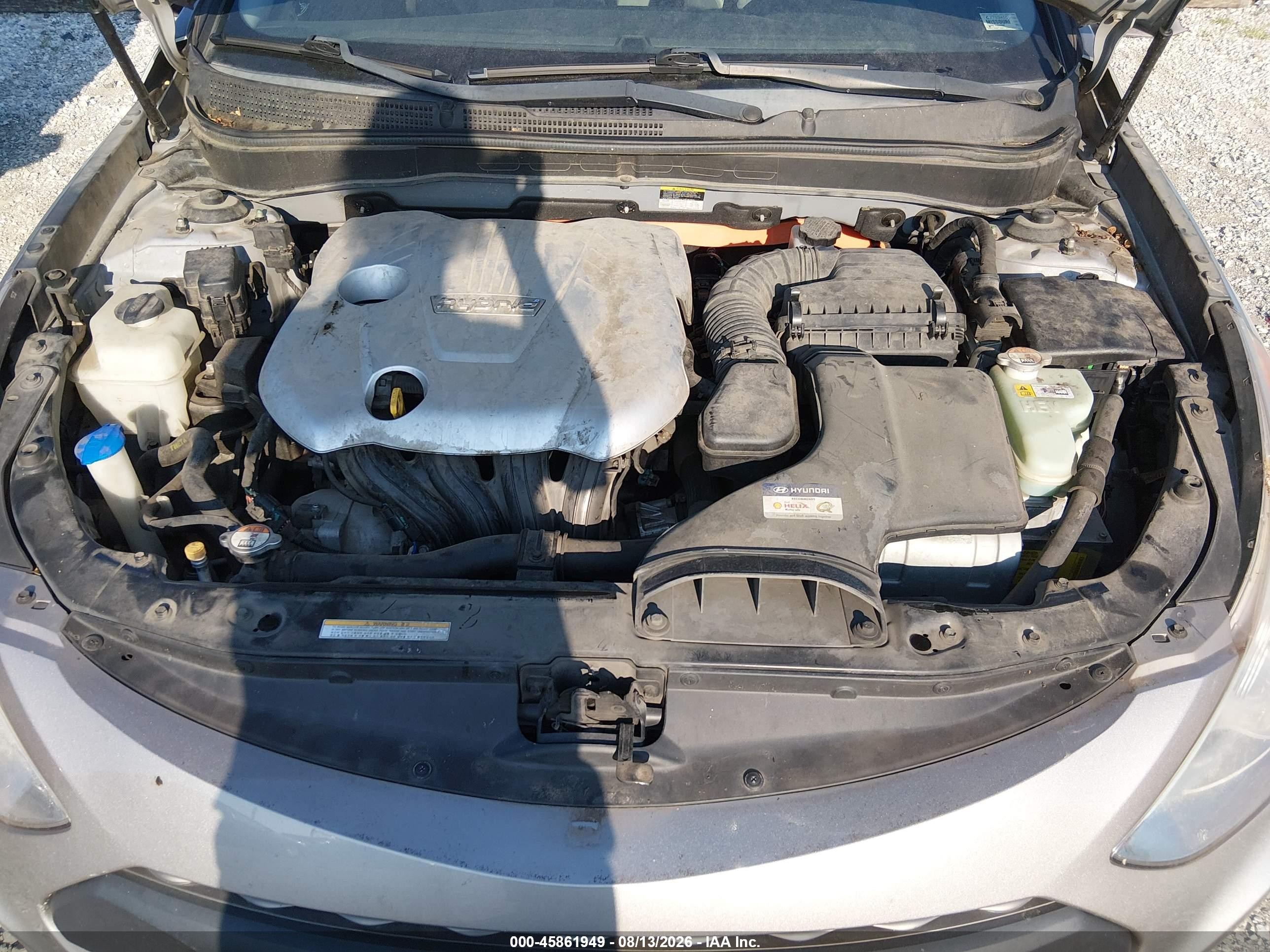 2012 Hyundai Sonata Hybrid   Beige vin: KMHEC4A44CA026908