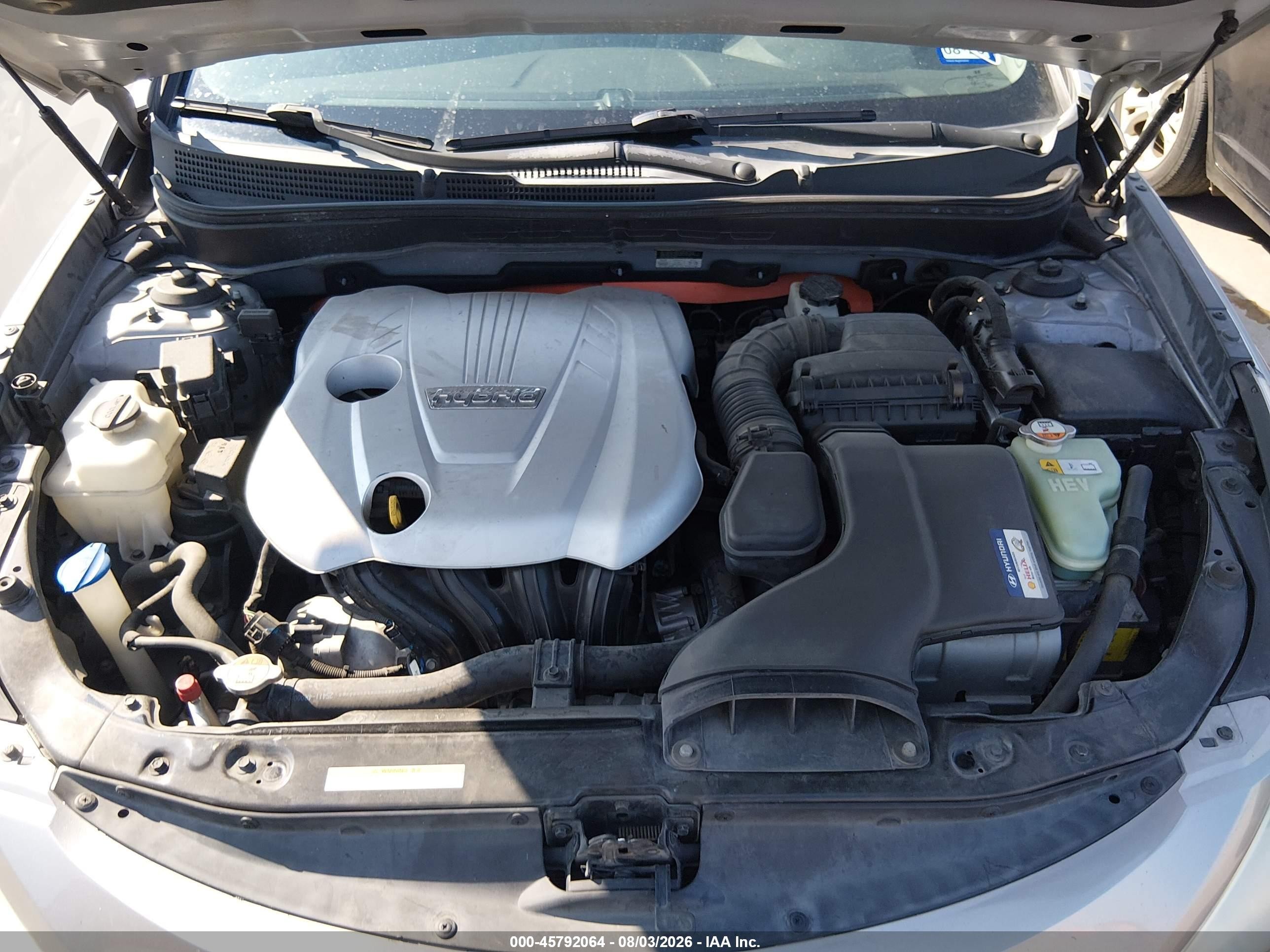 2012 Hyundai Sonata Hybrid   Gray vin: KMHEC4A44CA027279