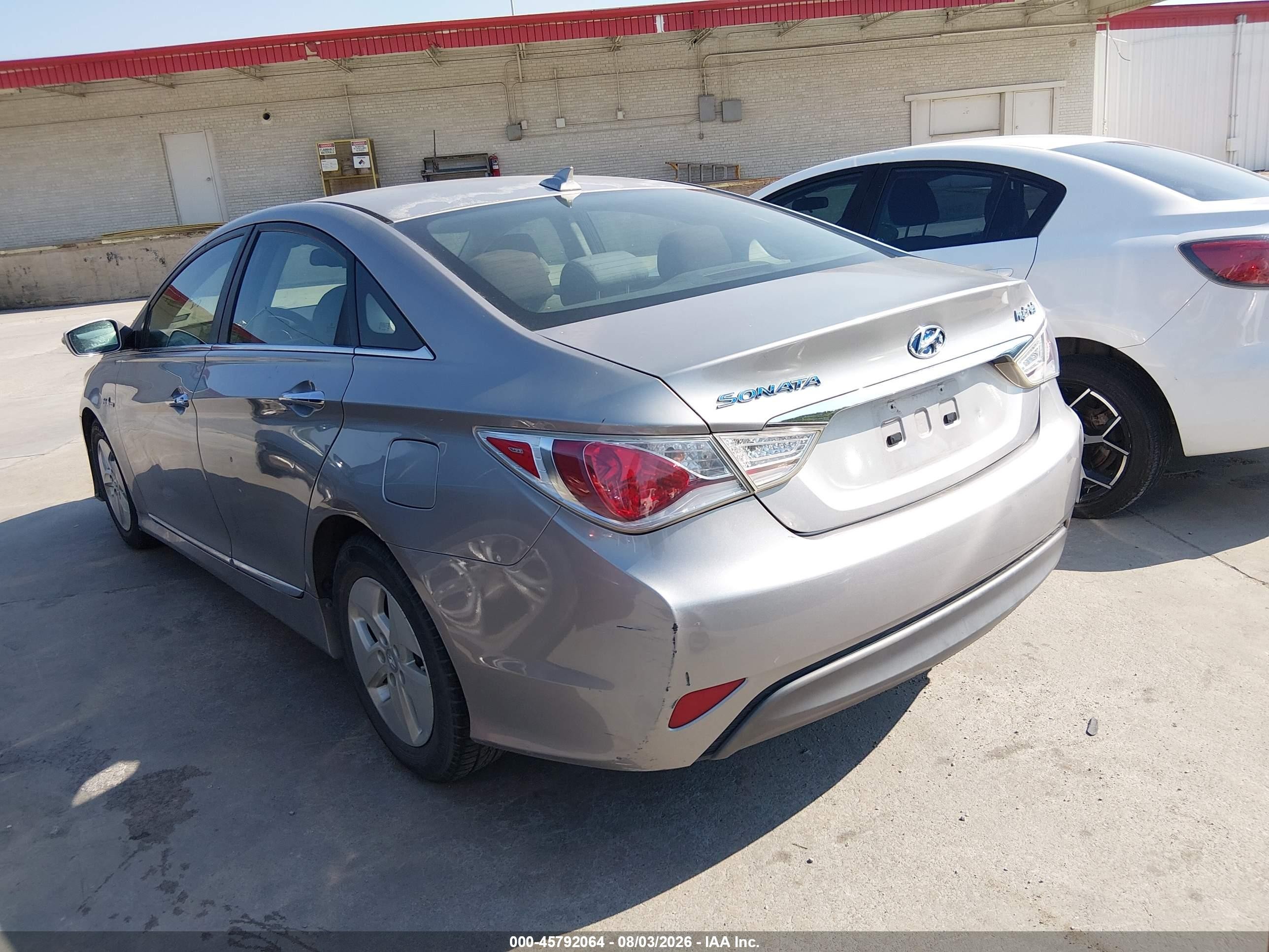 2012 Hyundai Sonata Hybrid   Gray vin: KMHEC4A44CA027279