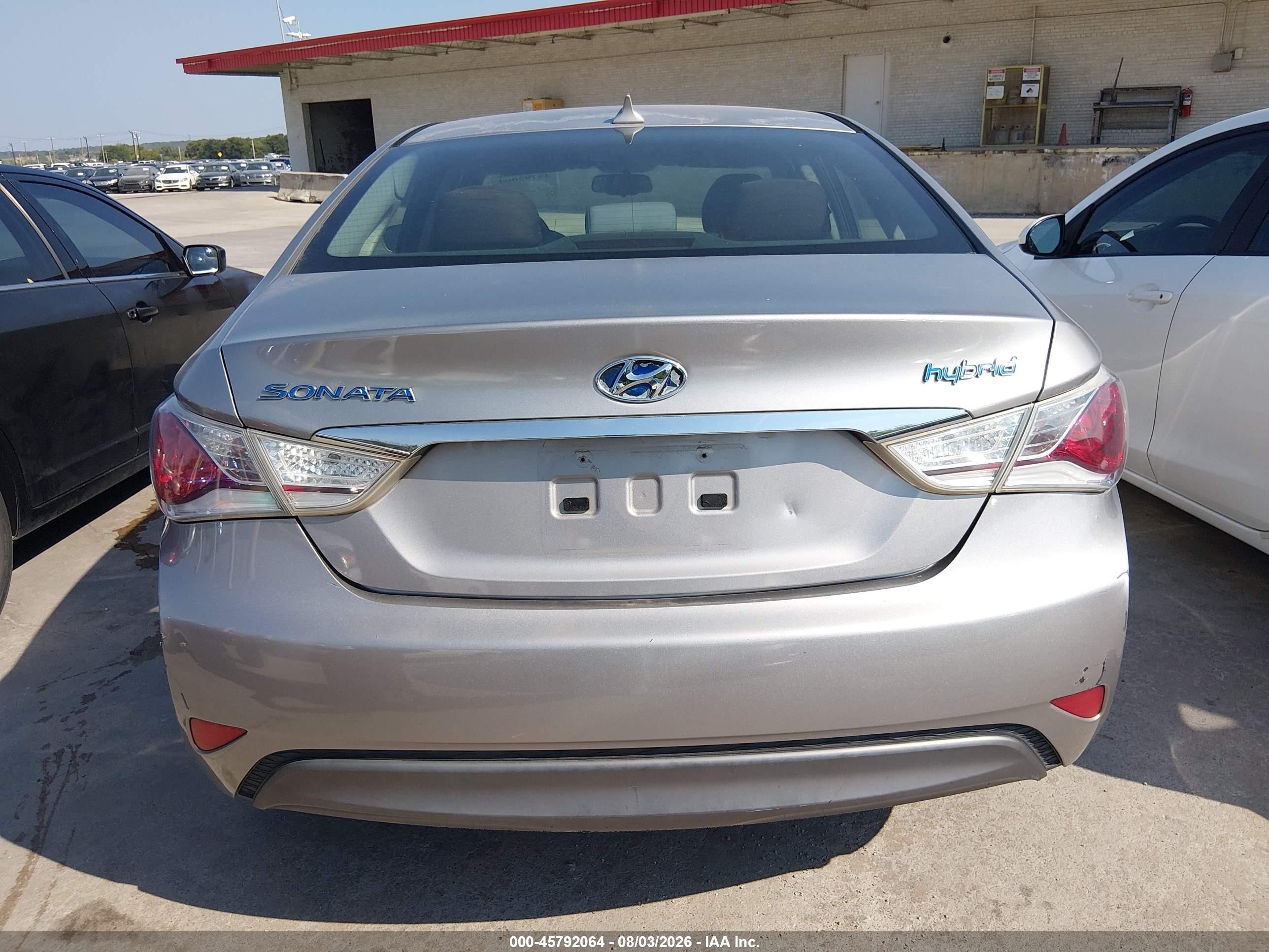 2012 Hyundai Sonata Hybrid   Gray vin: KMHEC4A44CA027279