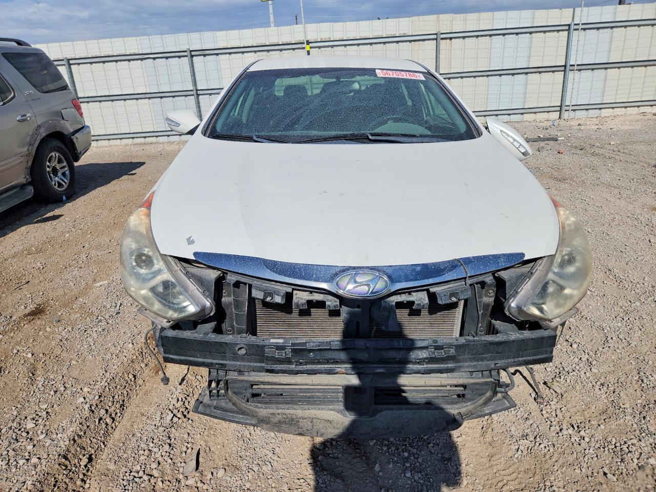 2012 Hyundai Sonata Hybrid White vin: KMHEC4A44CA030831