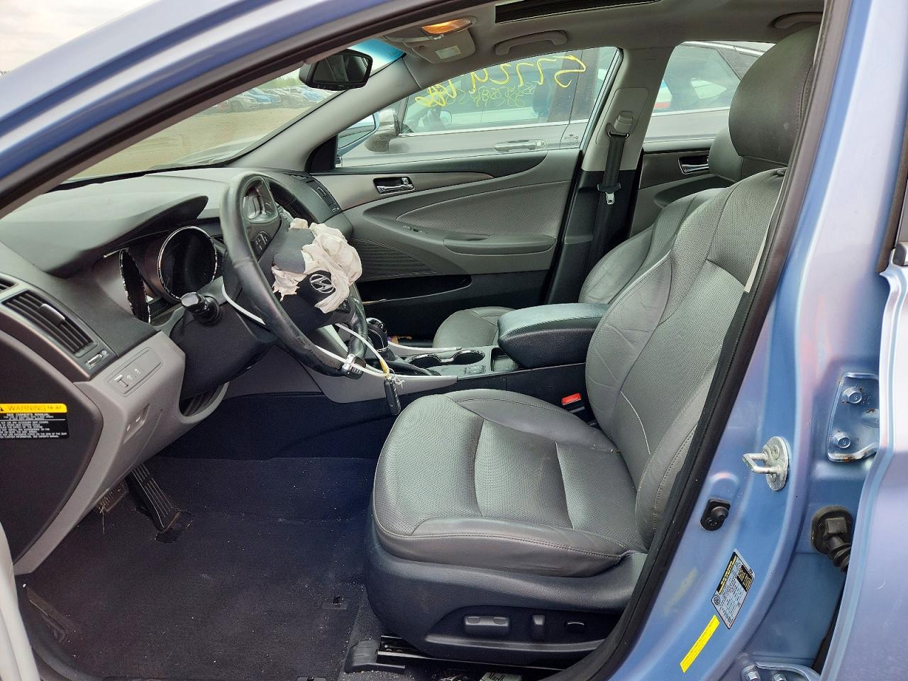 2013 Hyundai Sonata Hybrid Blue vin: KMHEC4A44DA068710