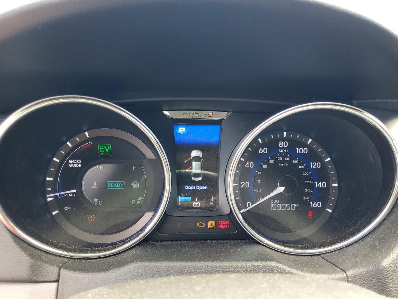 2013 Hyundai Sonata Hybrid Silver vin: KMHEC4A44DA071476