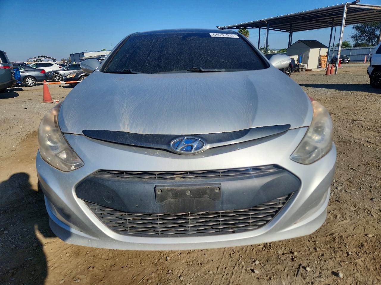 2013 Hyundai Sonata Hybrid Silver vin: KMHEC4A44DA071798