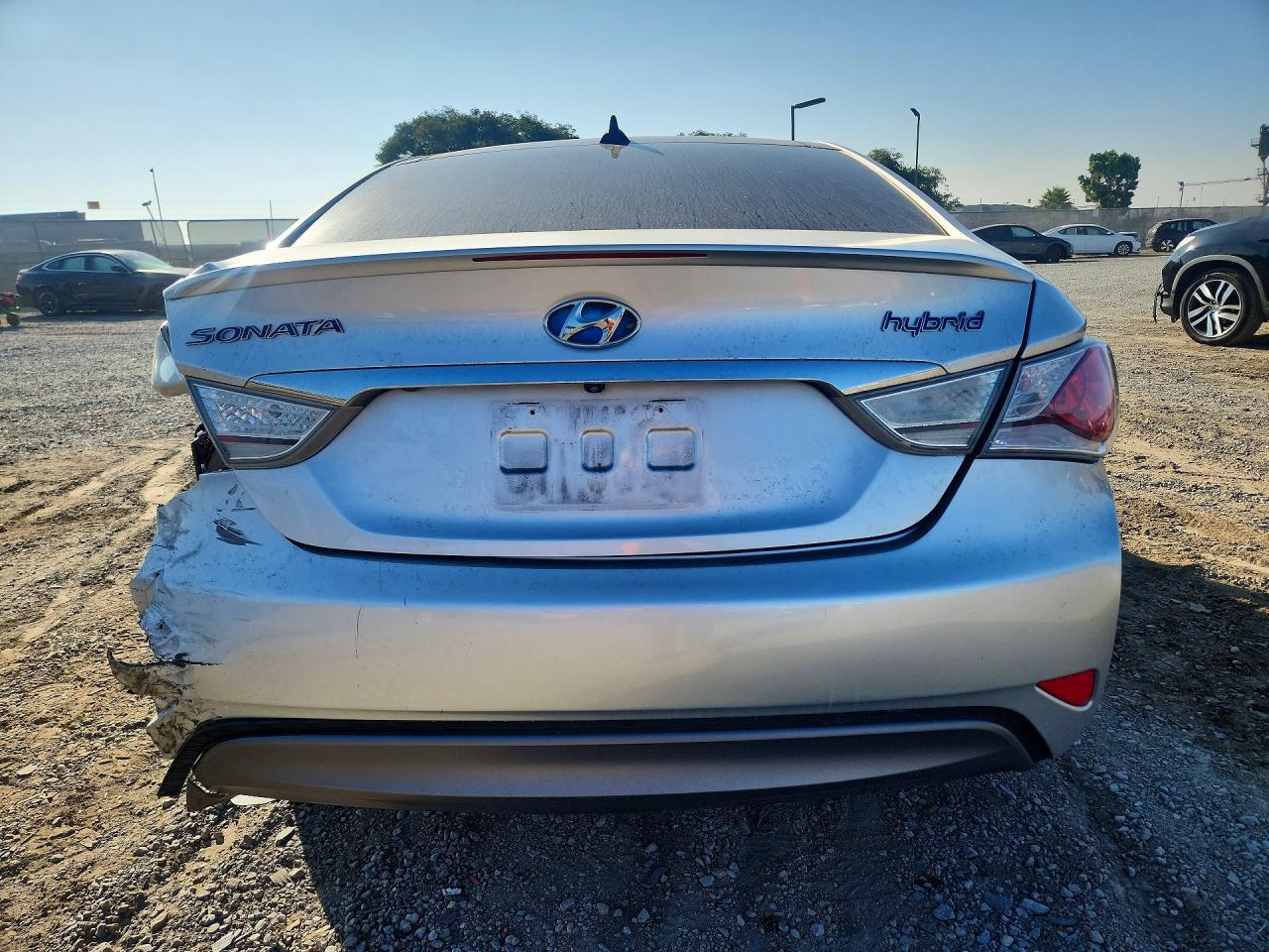 2013 Hyundai Sonata Hybrid Silver vin: KMHEC4A44DA071798