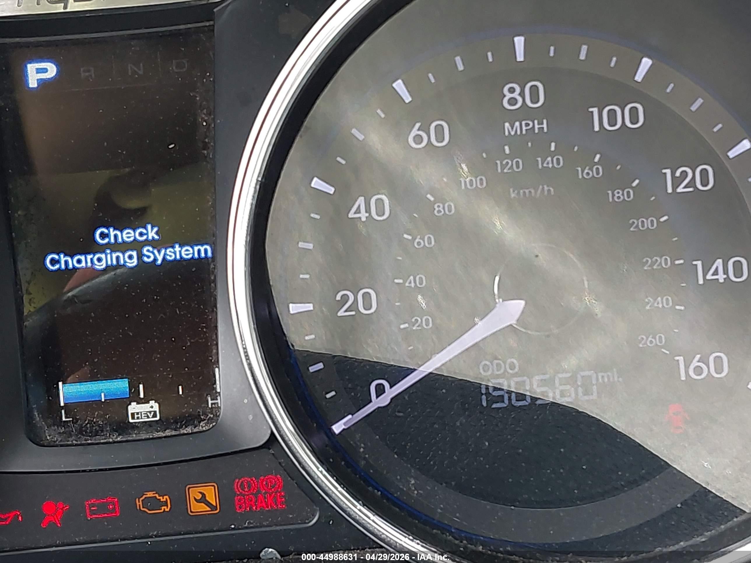 2013 Hyundai Sonata Hybrid   Silver vin: KMHEC4A44DA078282