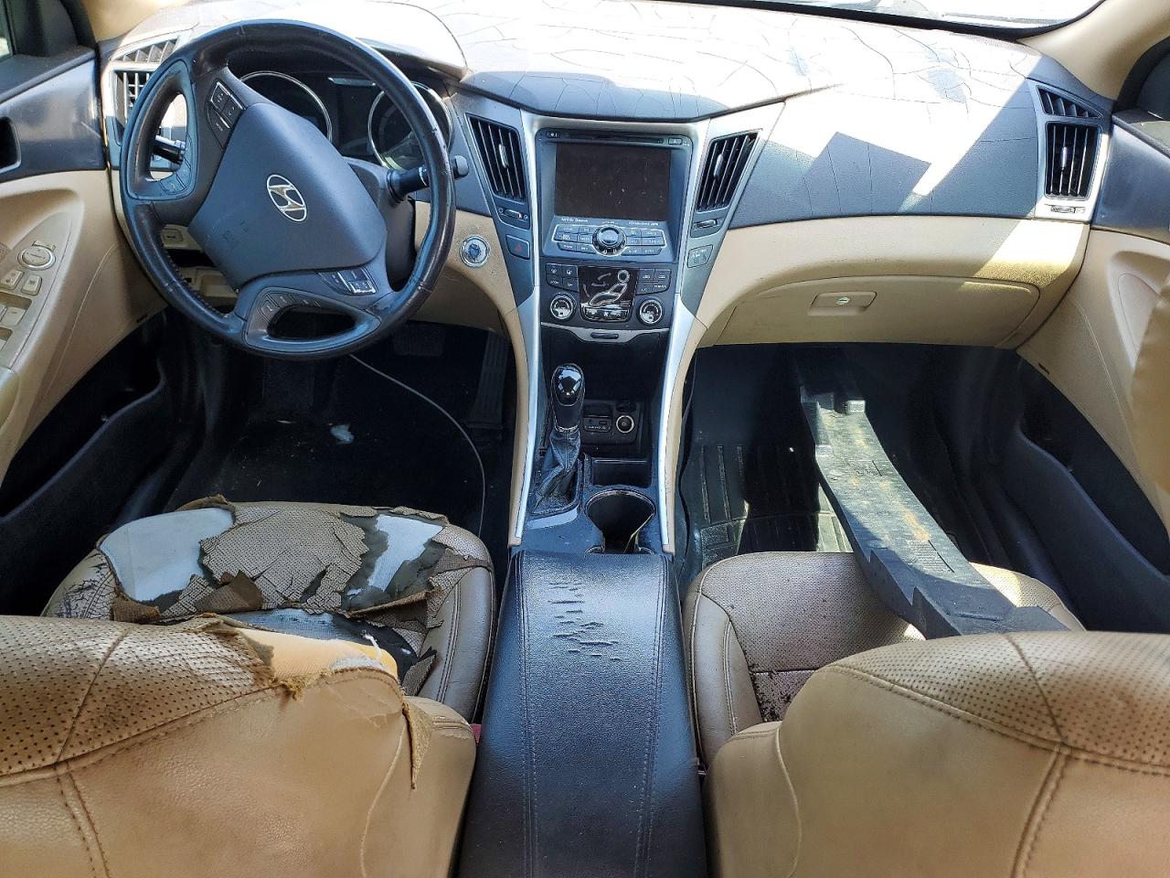 2013 Hyundai Sonata Hybrid Black vin: KMHEC4A44DA084129