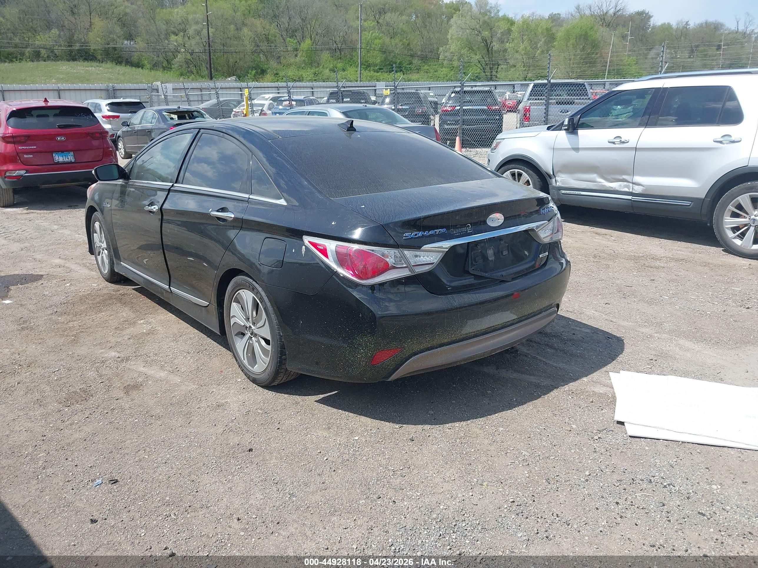 2014 Hyundai Sonata Hybrid Limited Black vin: KMHEC4A44EA107703