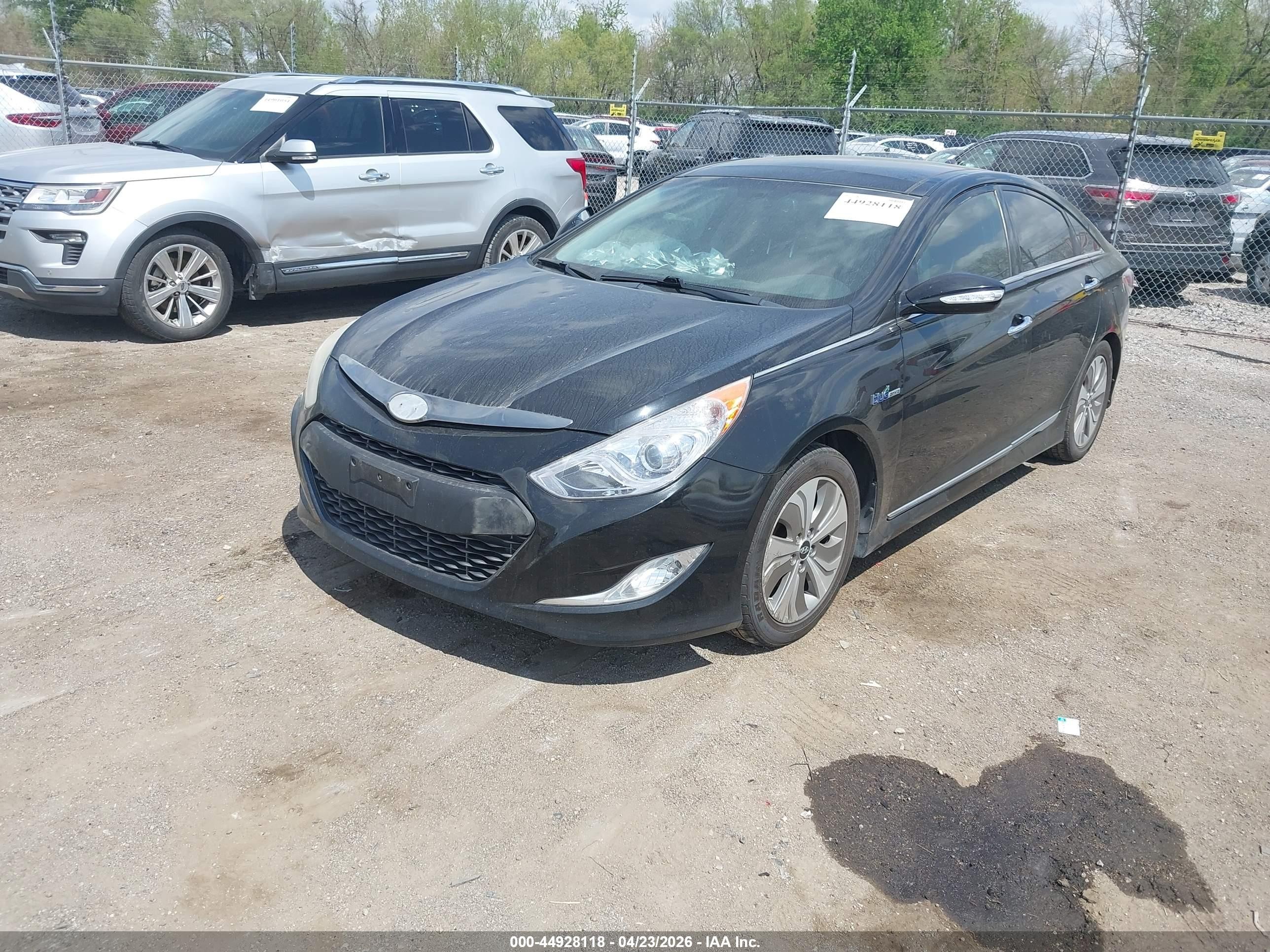 2014 Hyundai Sonata Hybrid Limited Black vin: KMHEC4A44EA107703