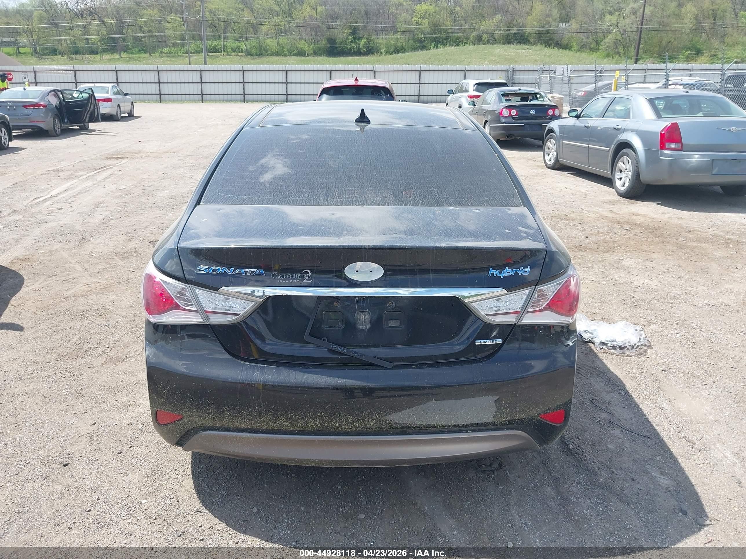 2014 Hyundai Sonata Hybrid Limited Black vin: KMHEC4A44EA107703