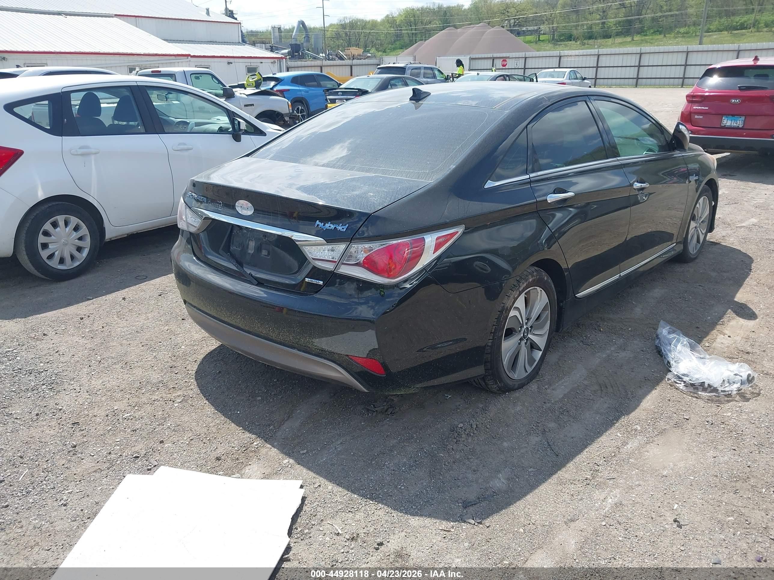 2014 Hyundai Sonata Hybrid Limited Black vin: KMHEC4A44EA107703