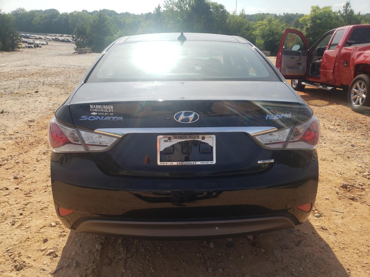 2014 Hyundai Sonata Hybrid Black vin: KMHEC4A44EA107927