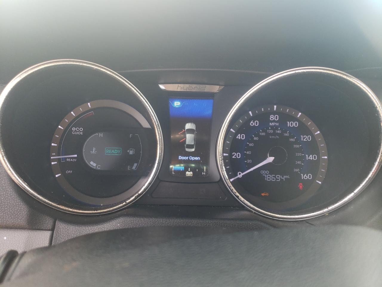 2014 Hyundai Sonata Hybrid Black vin: KMHEC4A44EA107927