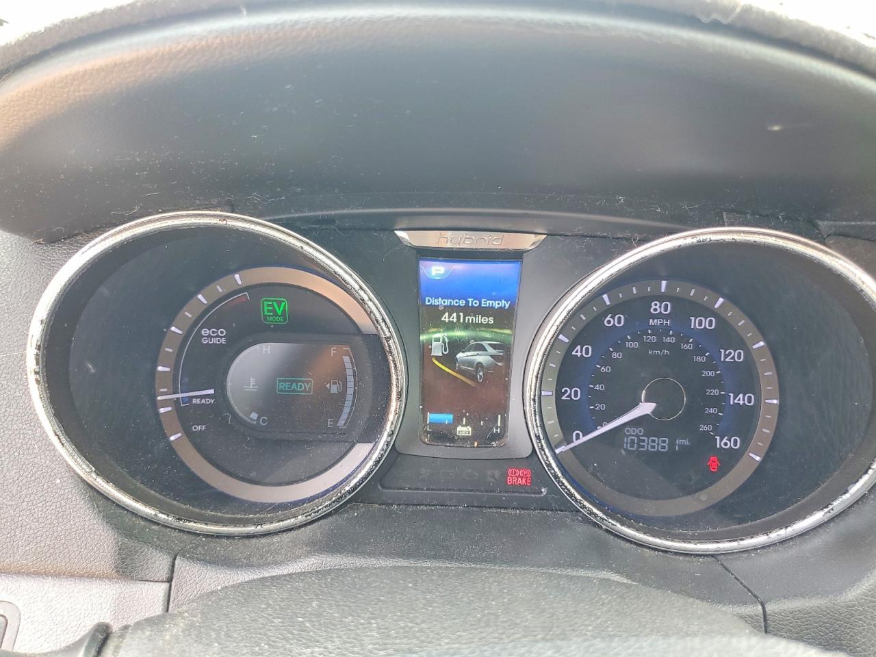 2014 Hyundai Sonata Hybrid Black vin: KMHEC4A44EA107927