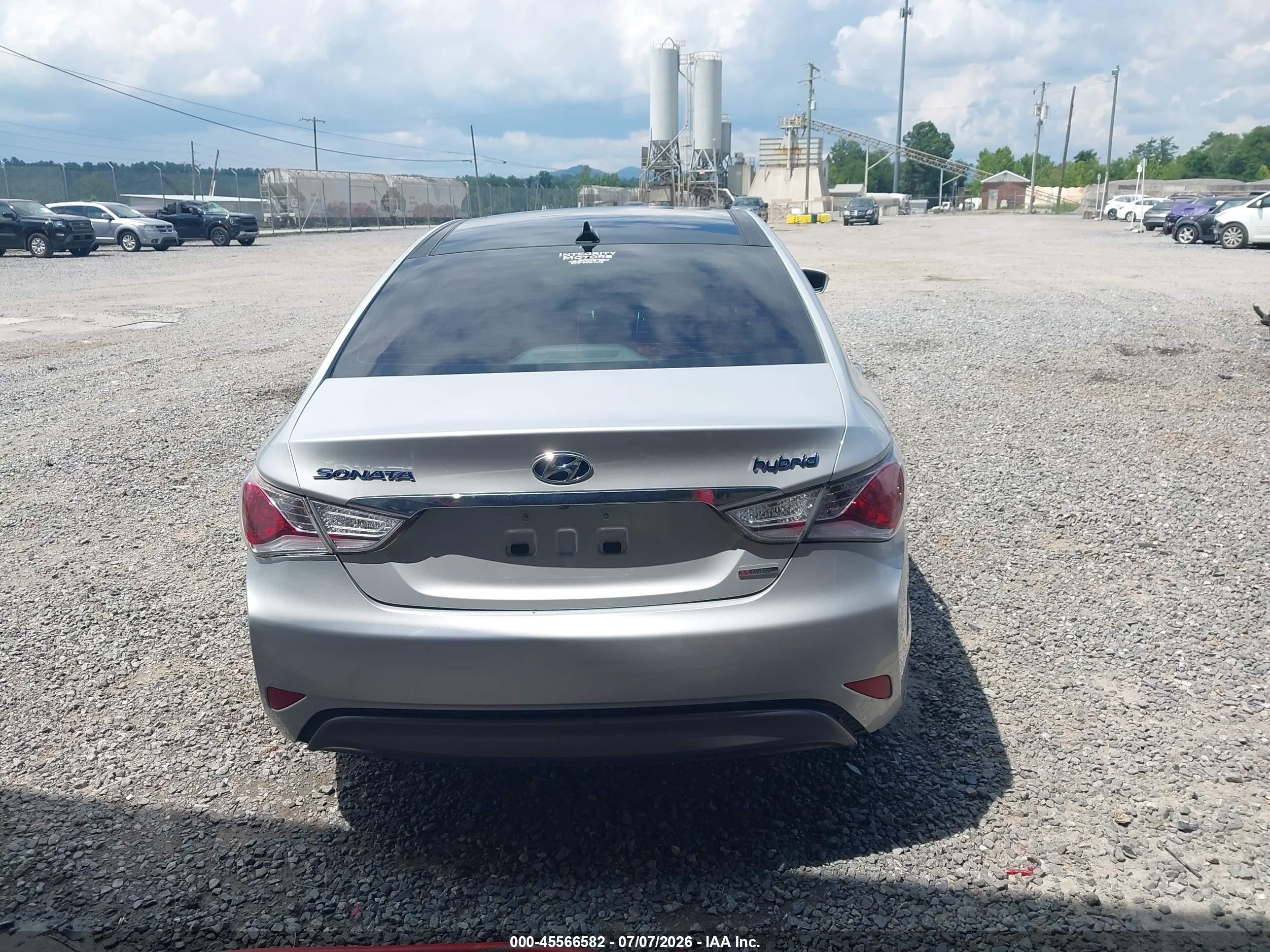 2014 Hyundai Sonata Hybrid Limited Серебряный vin: KMHEC4A44EA109676