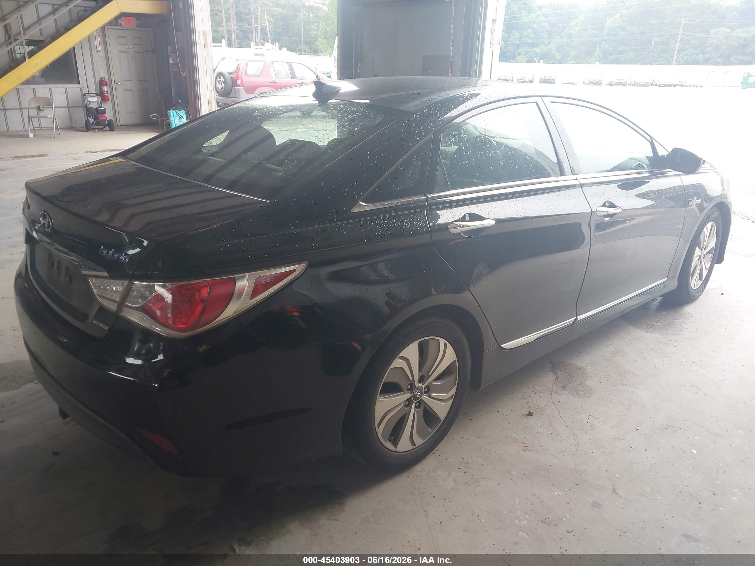 2014 Hyundai Sonata Hybrid Limited Black vin: KMHEC4A44EA109712