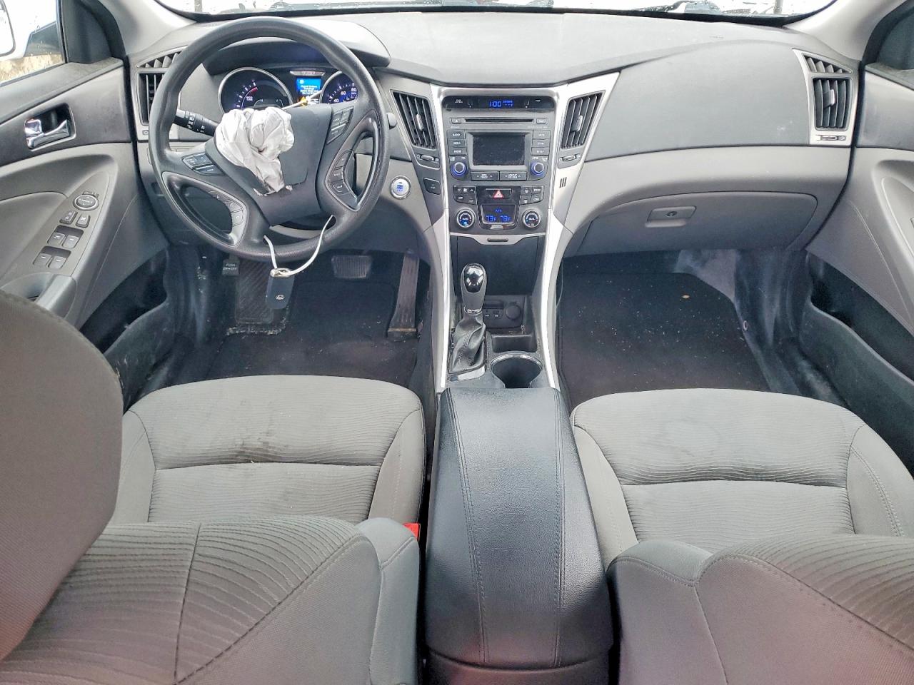 2014 Hyundai Sonata Hybrid Белый vin: KMHEC4A44EA110049