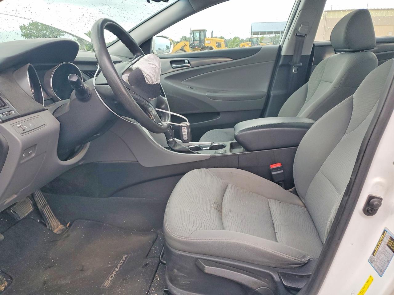 2014 Hyundai Sonata Hybrid Белый vin: KMHEC4A44EA110049