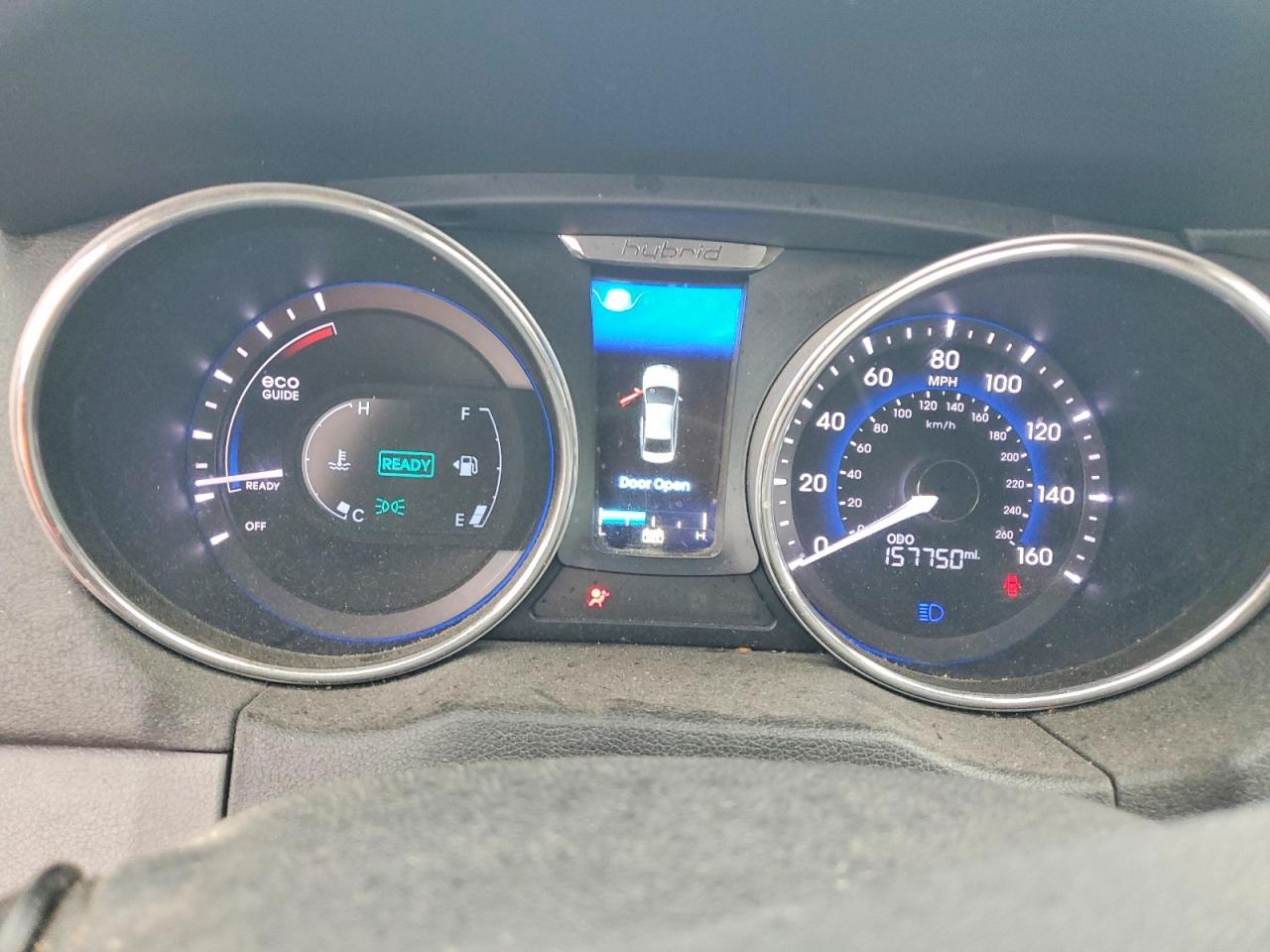 2014 Hyundai Sonata Hybrid Белый vin: KMHEC4A44EA110049