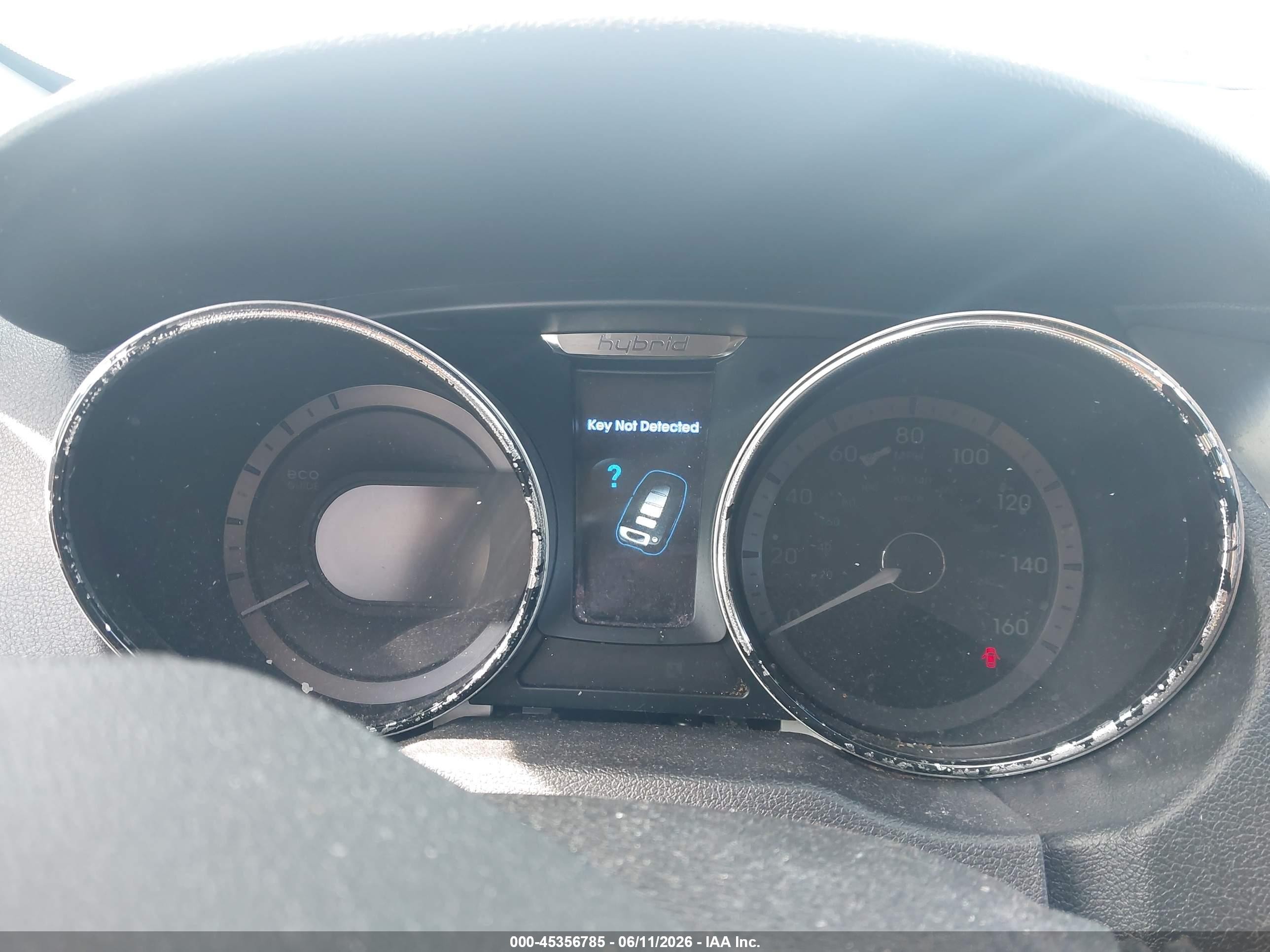 2014 Hyundai Sonata Hybrid   Gray vin: KMHEC4A44EA117423
