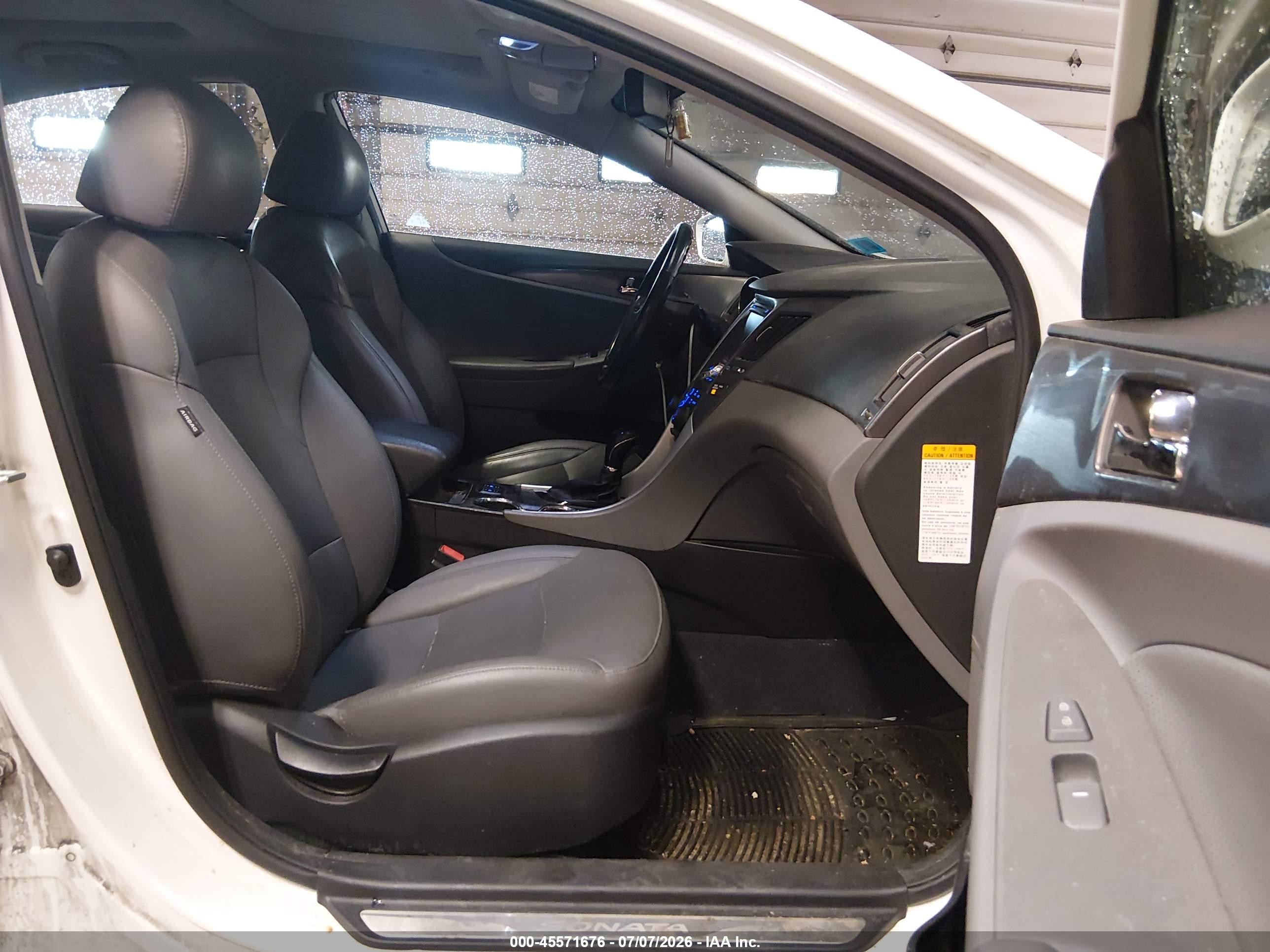 2015 Hyundai Sonata Hybrid Limited White vin: KMHEC4A44FA119089