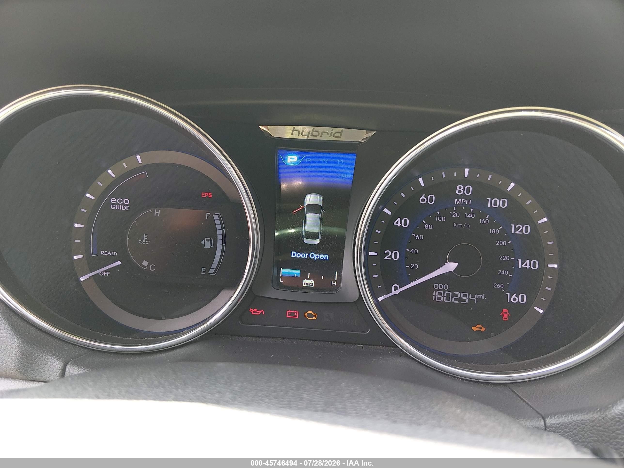 2015 Hyundai Sonata Hybrid Limited Silver vin: KMHEC4A44FA121876