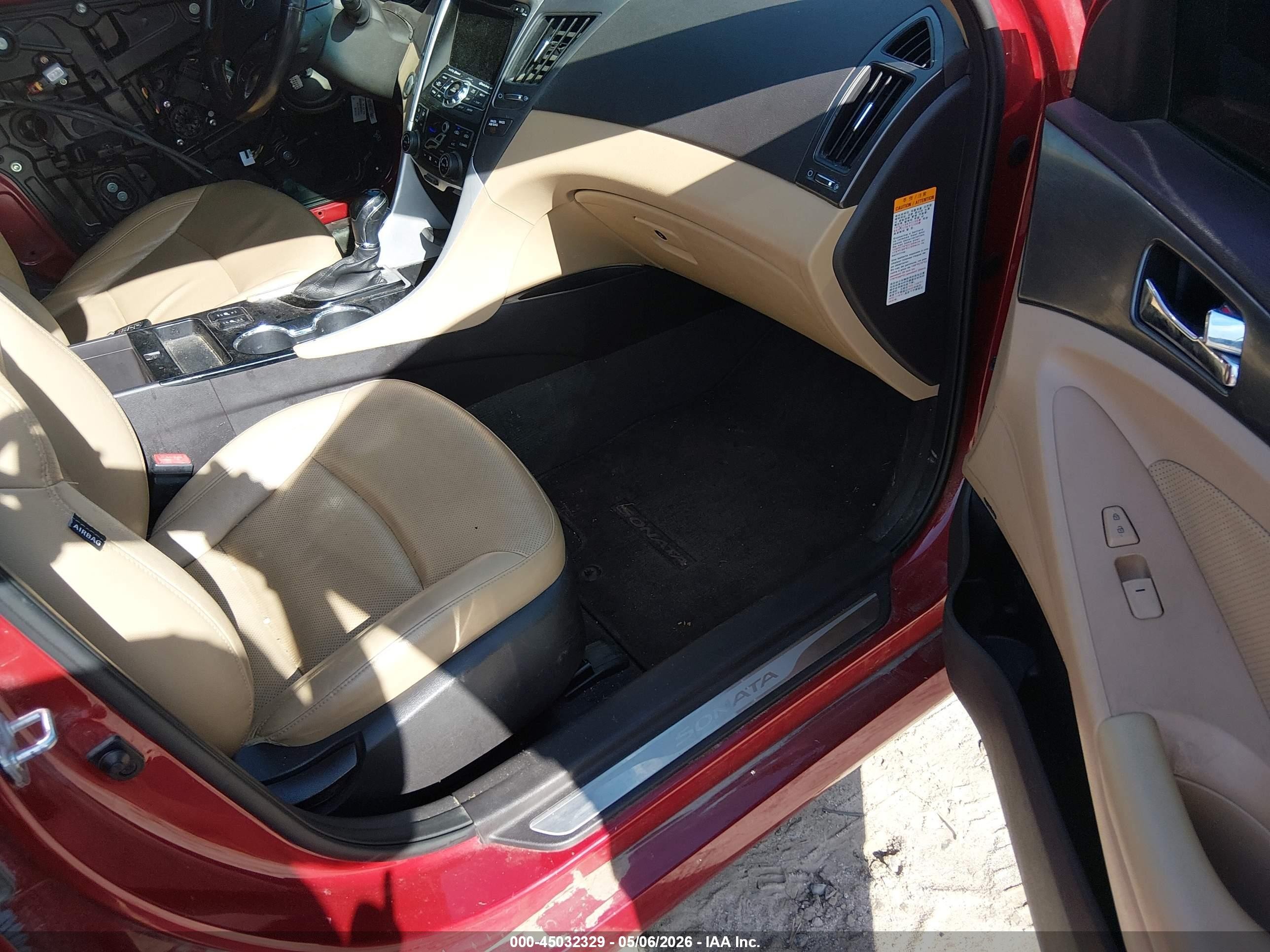 2015 Hyundai Sonata Hybrid Limited Red vin: KMHEC4A44FA124602