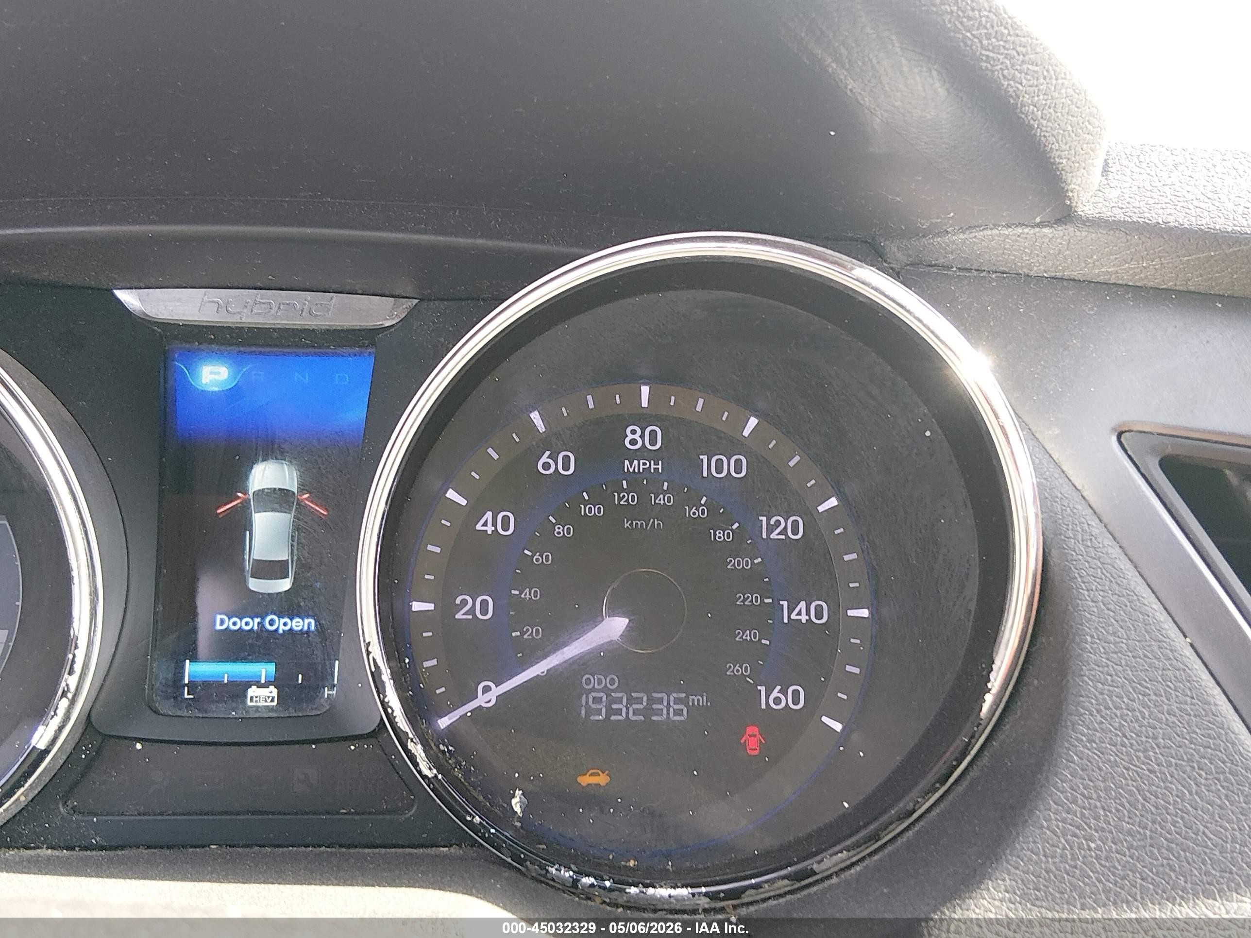 2015 Hyundai Sonata Hybrid Limited Red vin: KMHEC4A44FA124602