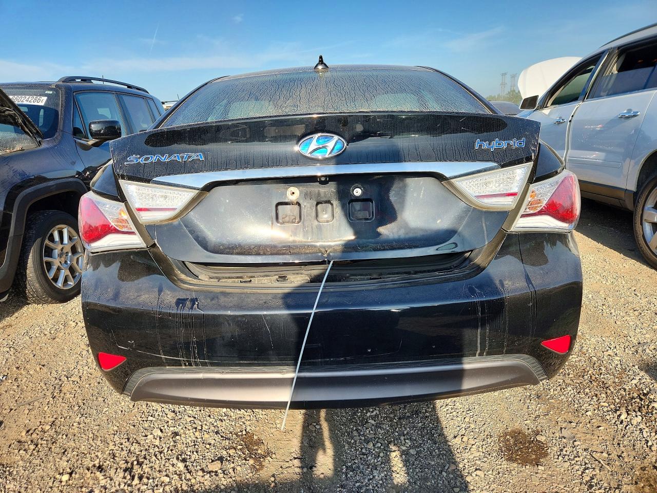 2015 Hyundai Sonata Hybrid Base Black vin: KMHEC4A44FA125197