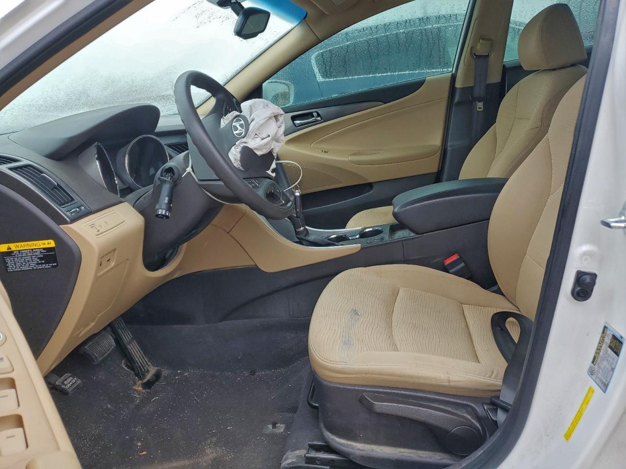 2015 Hyundai Sonata Hybrid Белый vin: KMHEC4A44FA128777
