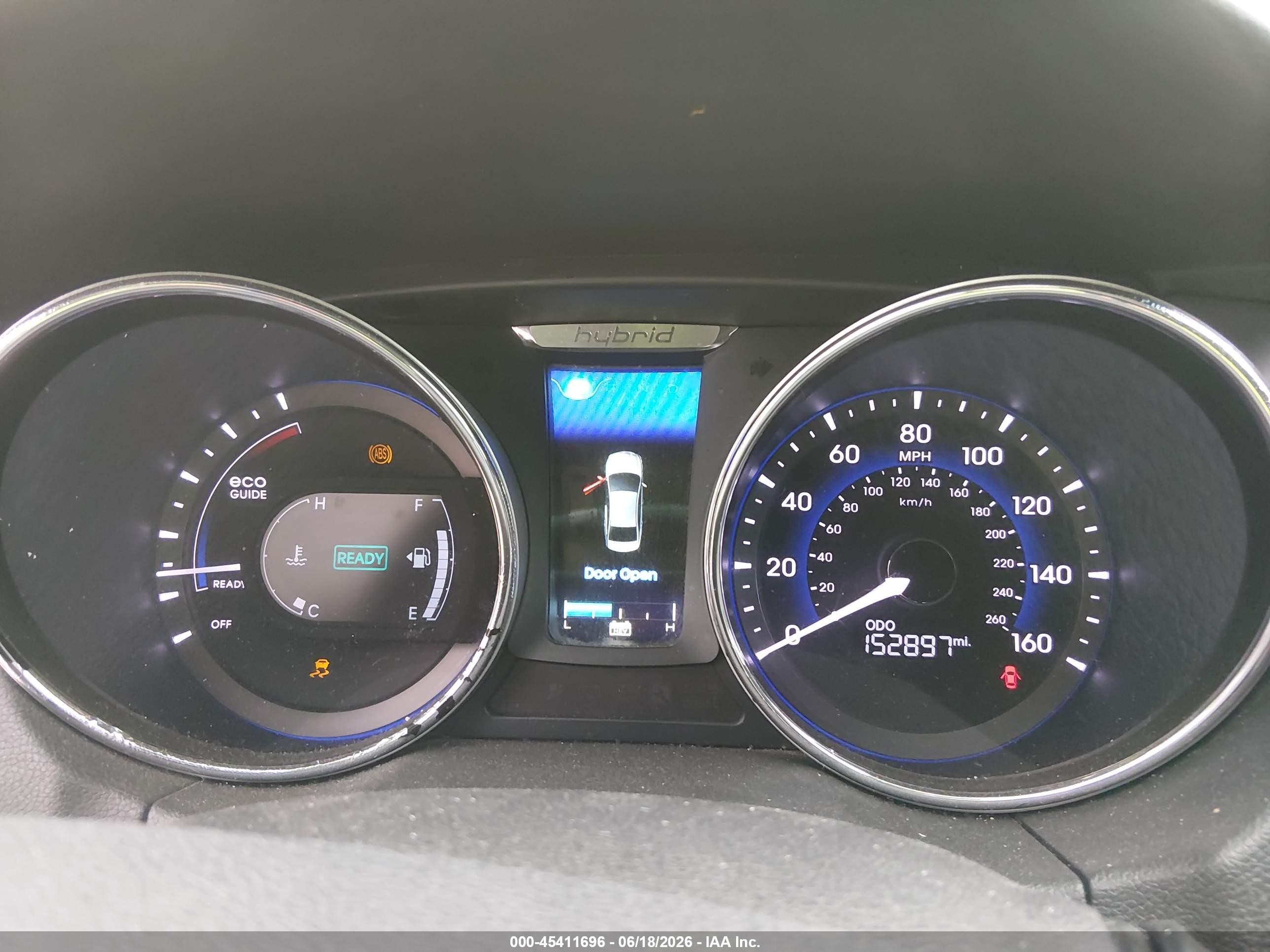 2015 Hyundai Sonata Hybrid Limited Silver vin: KMHEC4A44FA130514