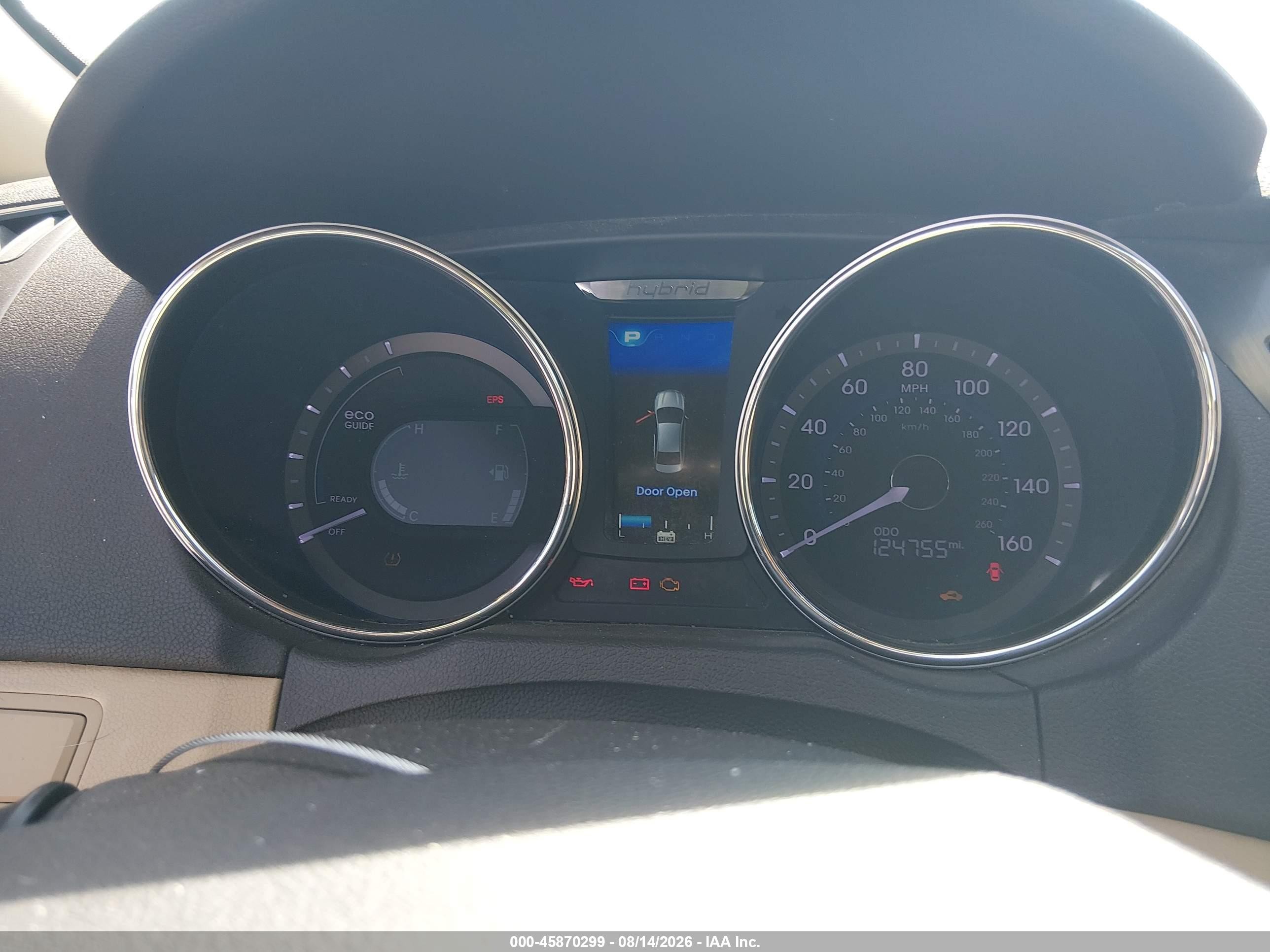 2015 Hyundai Sonata Hybrid White vin: KMHEC4A44FA137902