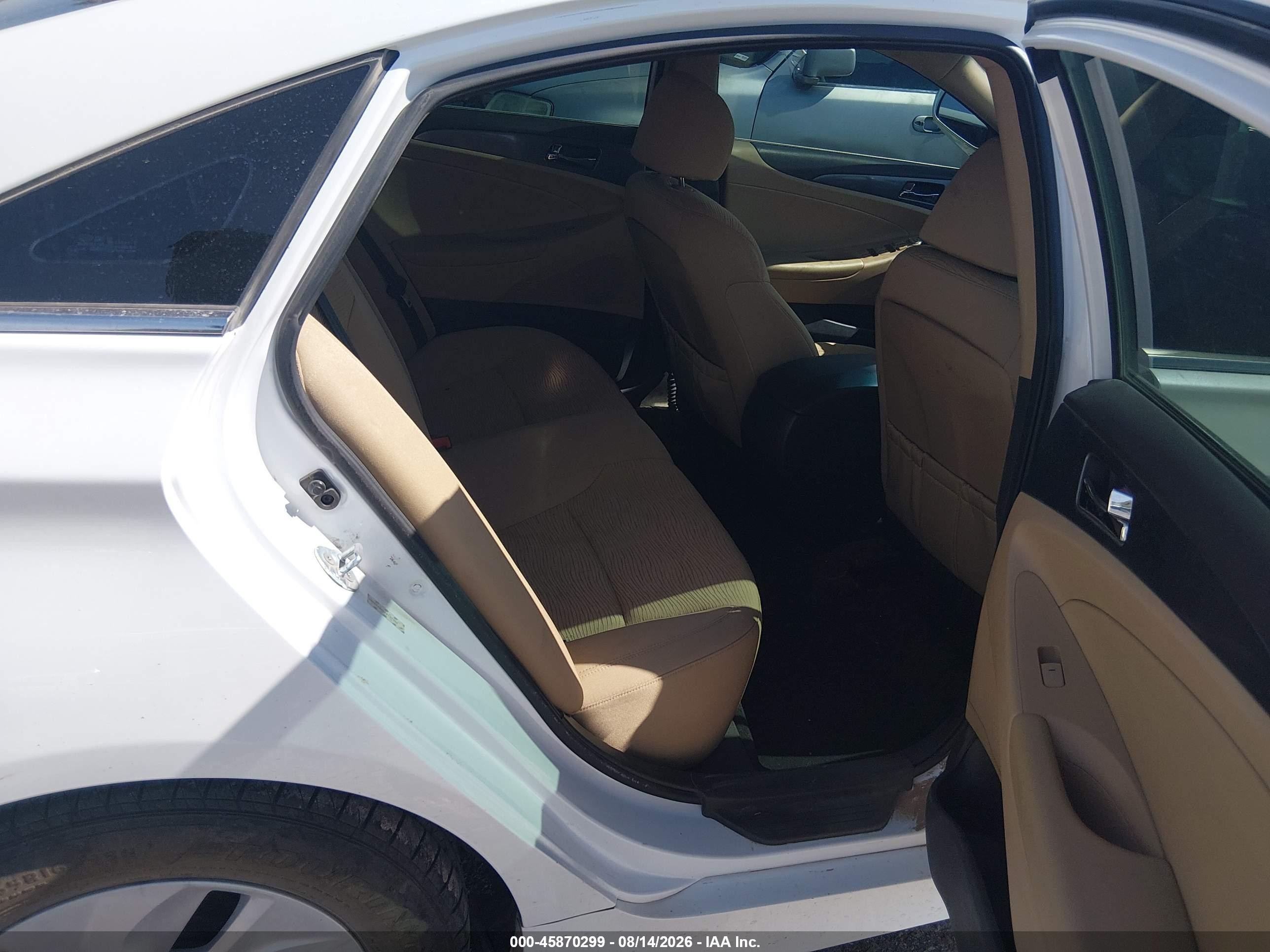 2015 Hyundai Sonata Hybrid White vin: KMHEC4A44FA137902