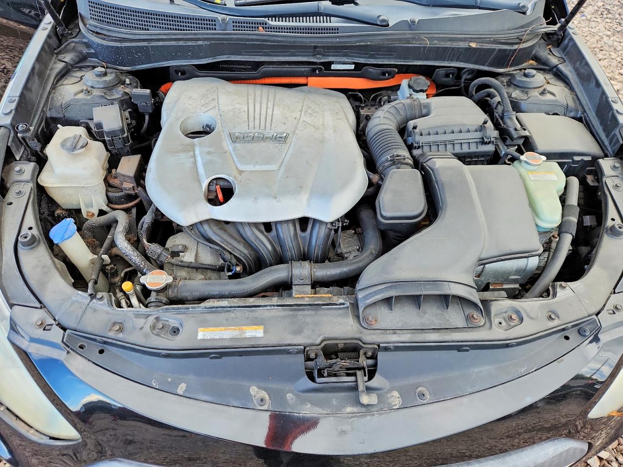 2011 Hyundai Sonata Hybrid Black vin: KMHEC4A45BA002941