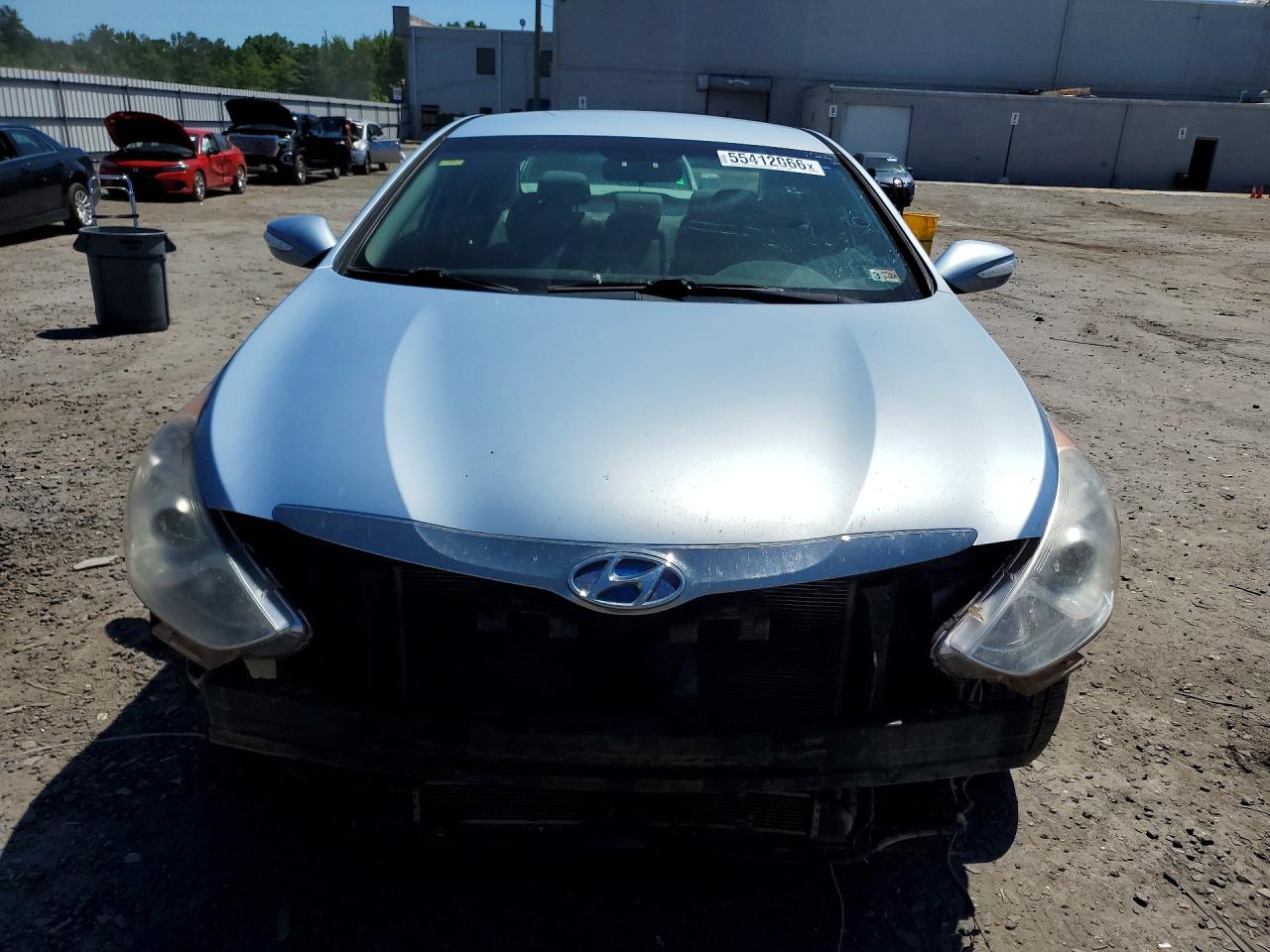 2011 Hyundai Sonata Hybrid Blue vin: KMHEC4A45BA006293