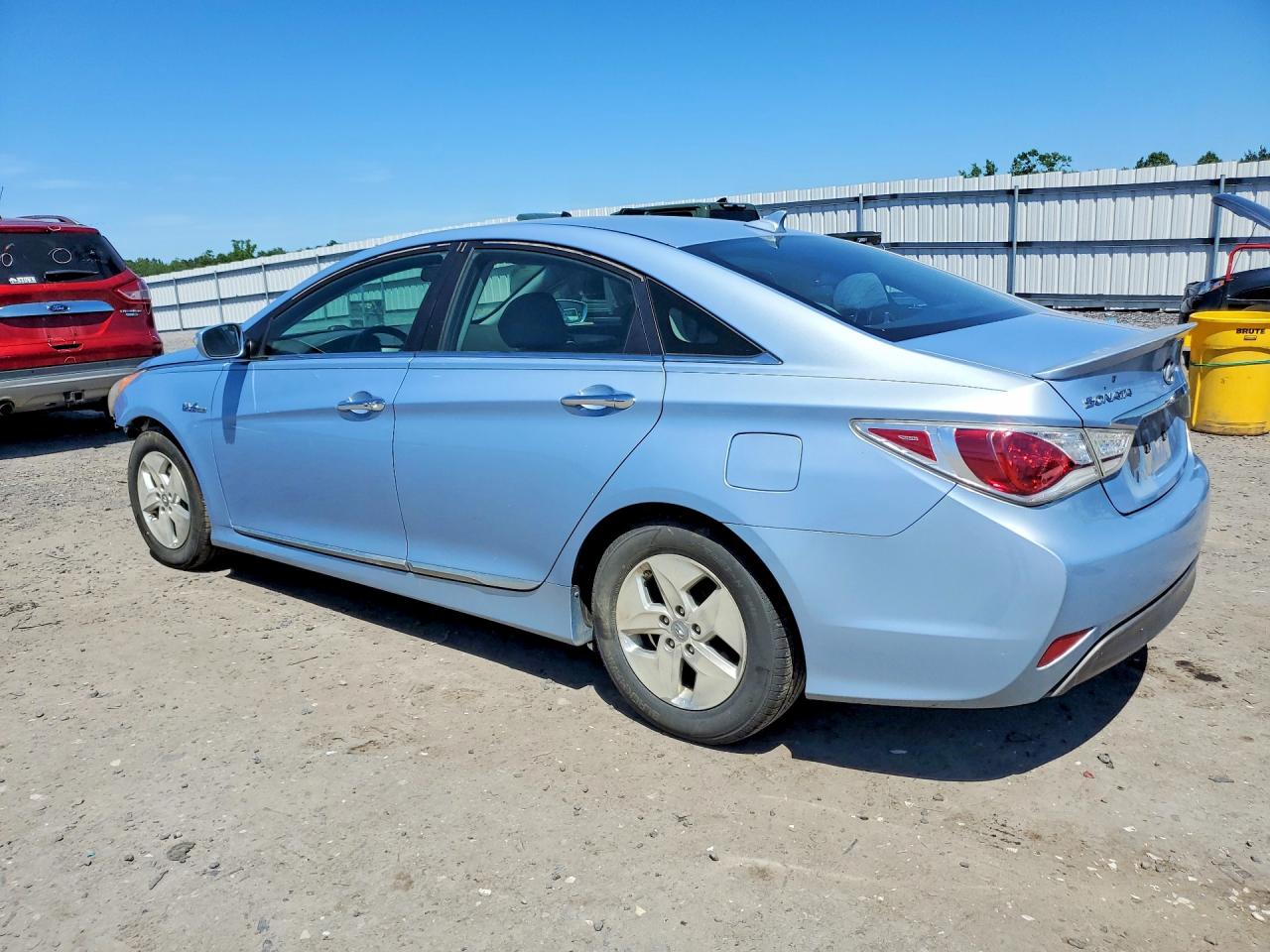 2011 Hyundai Sonata Hybrid Blue vin: KMHEC4A45BA006293